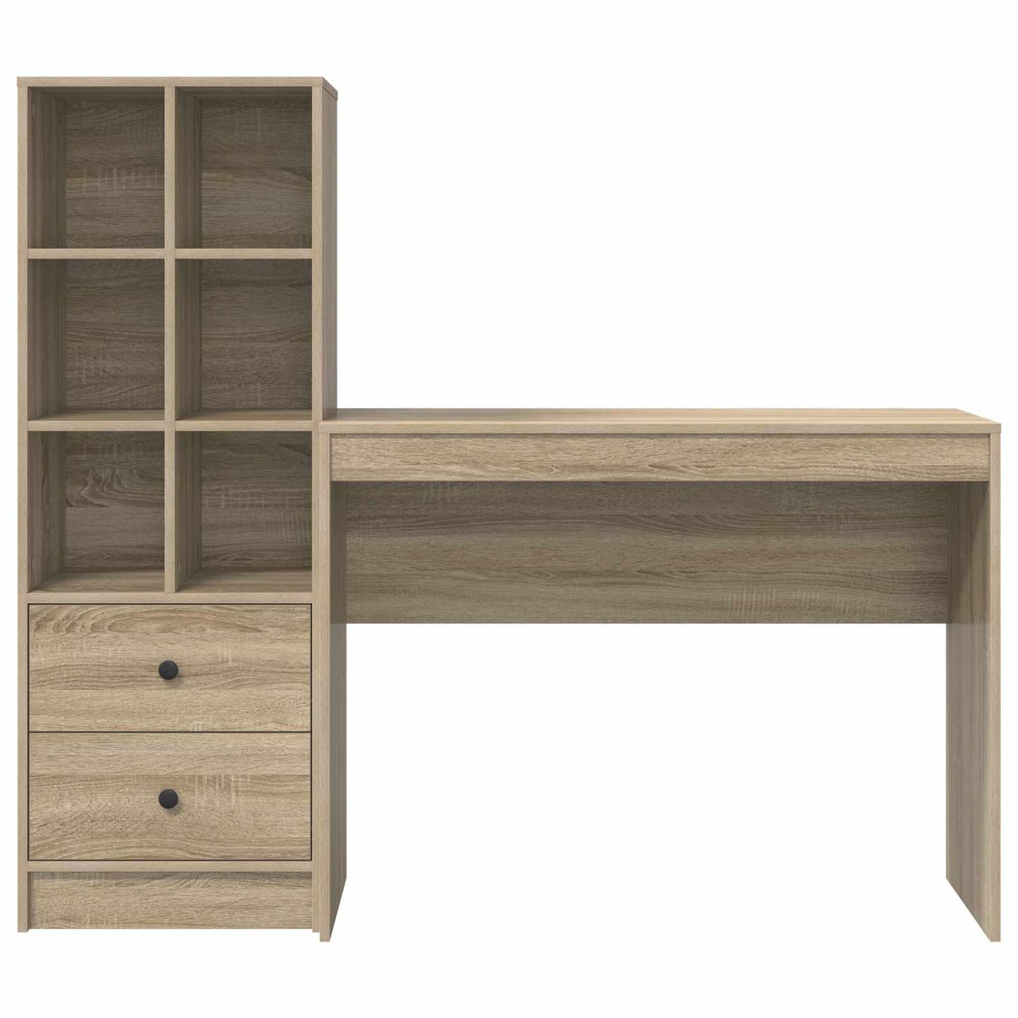 Desk Sonoma Oak 145.5 x 40 x 127 cm 2 pcs