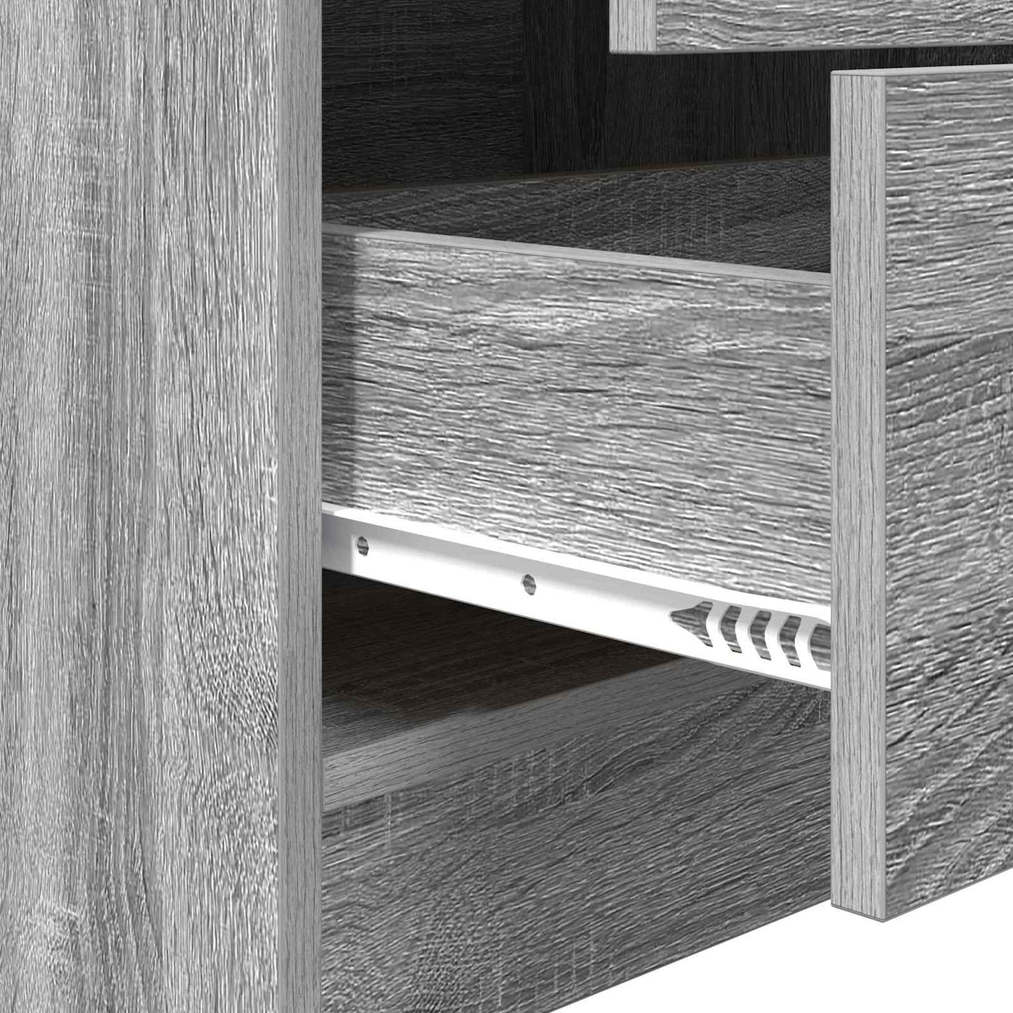 Desk Grey Sonoma 145.5 x 40 x 127 cm 2 pcs