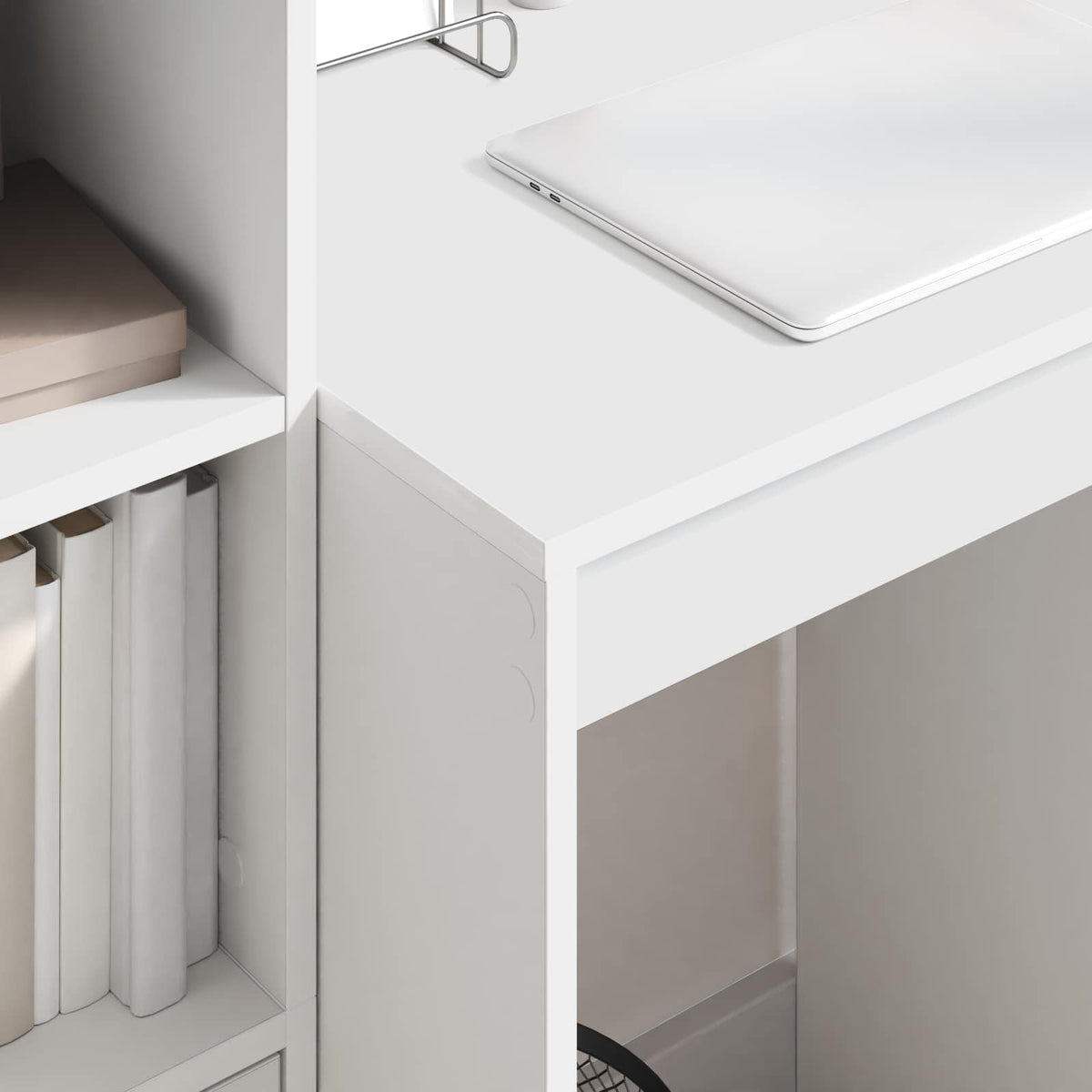 Desk White 145.5 x 40 x 127 cm 2 pcs