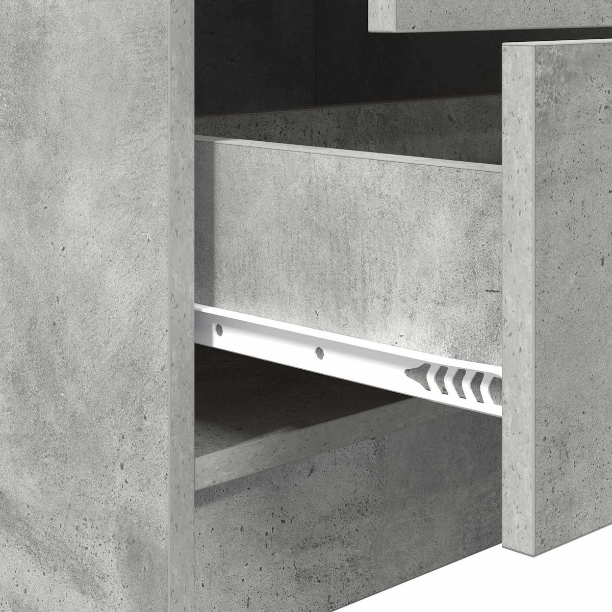 Desk Concrete Grey 105.5 x 50 x 127 cm 2 pcs