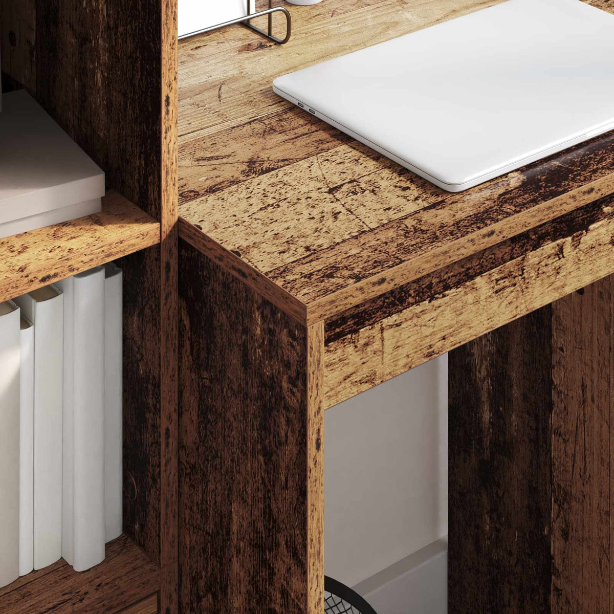 Desk Old Wood 105.5 x 50 x 127 cm 2 pcs
