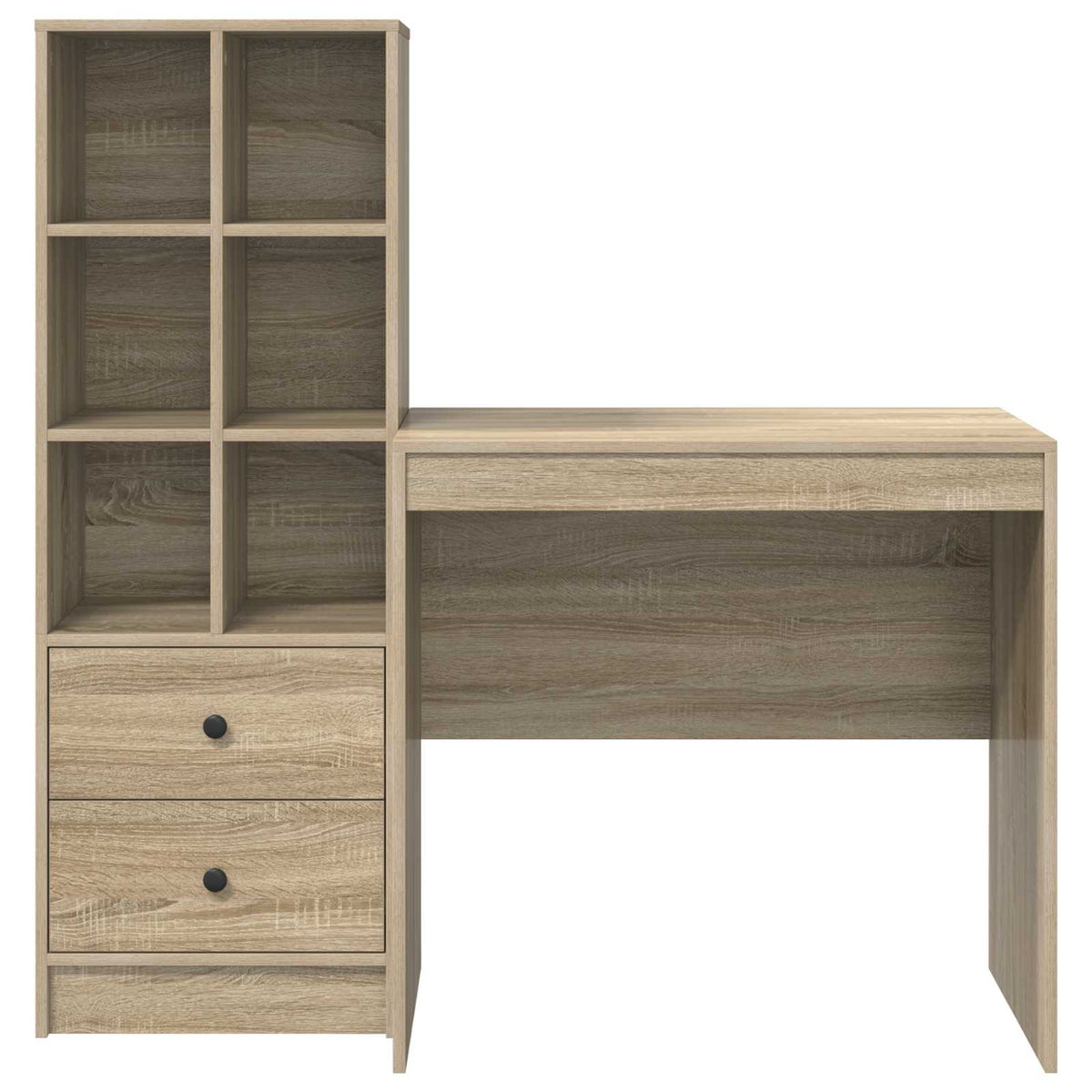 Desk Sonoma Oak 125.5 x 50 x 127 cm 2 pcs