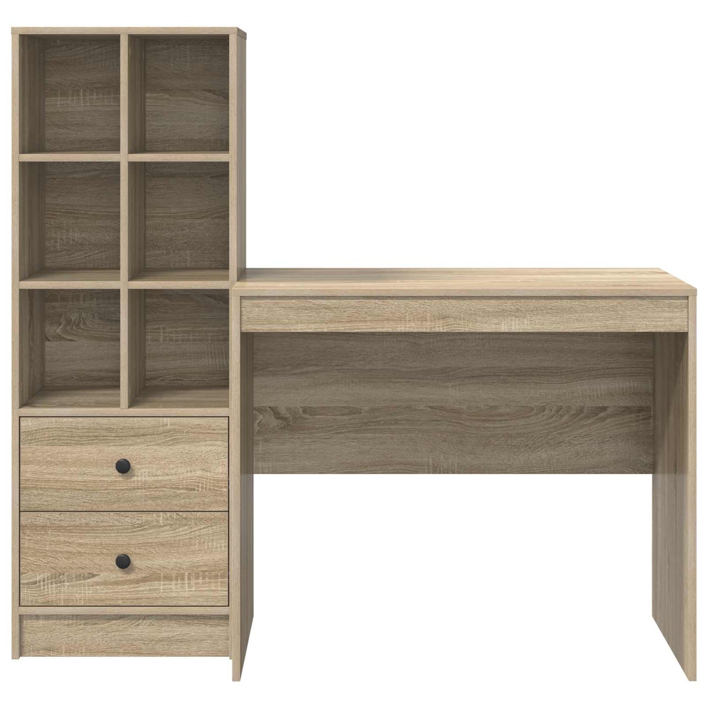 Desk Sonoma Oak 135.5 x 50 x 127 cm 2 pcs