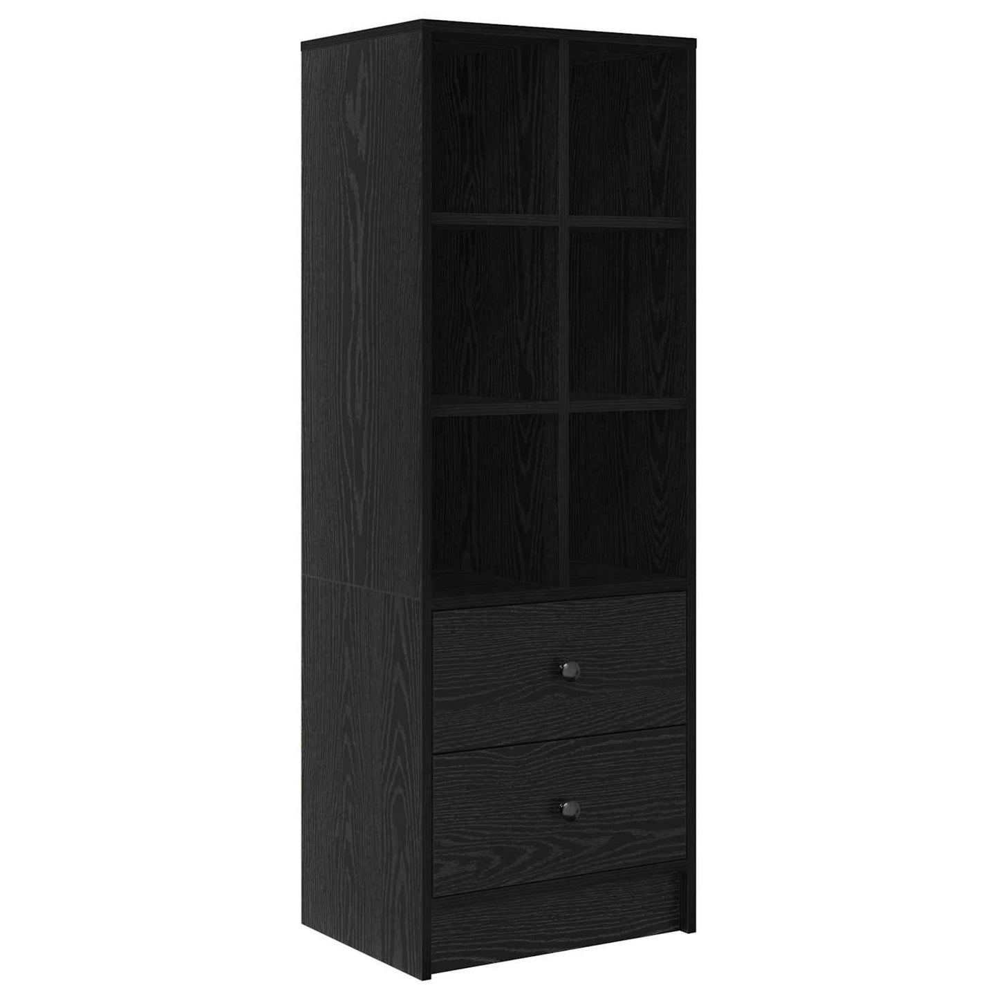 Desk Black Oak 145.5 x 50 x 127 cm 2 pcs