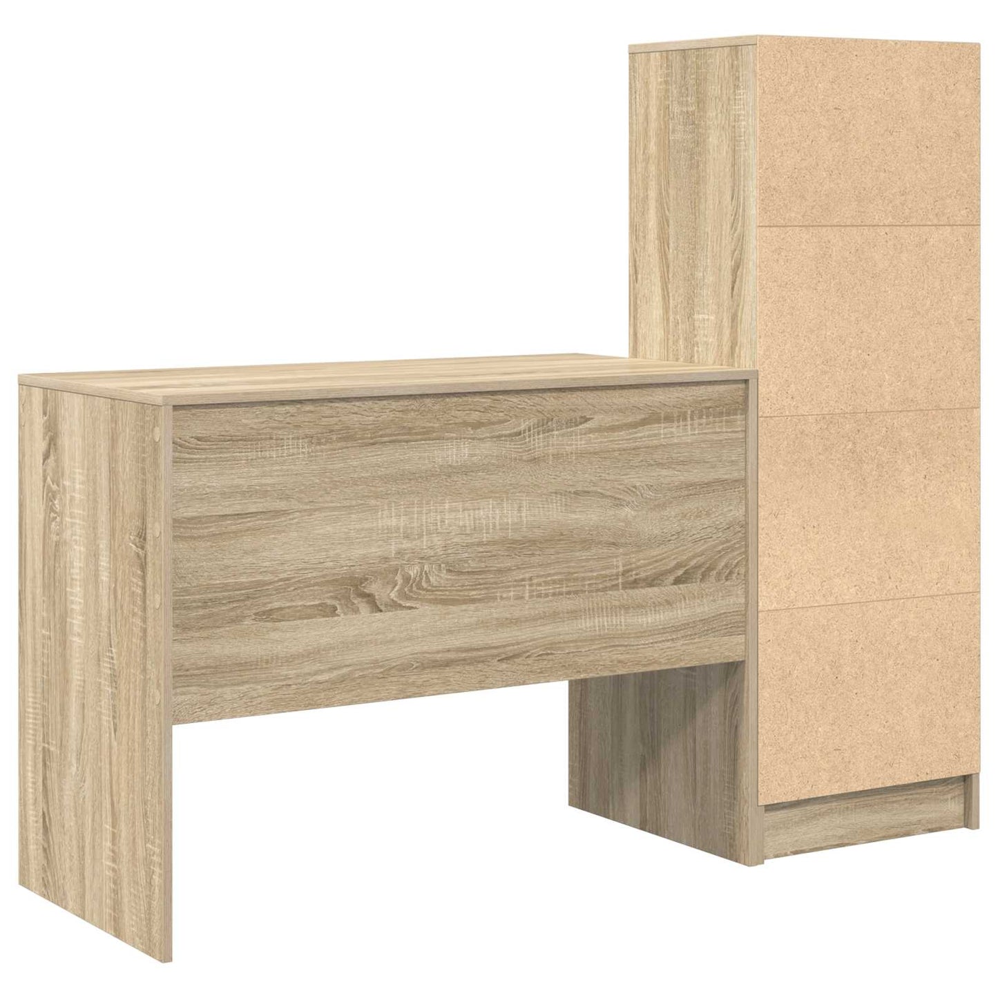 Desk Sonoma Oak 145.5 x 50 x 127 cm 2 pcs