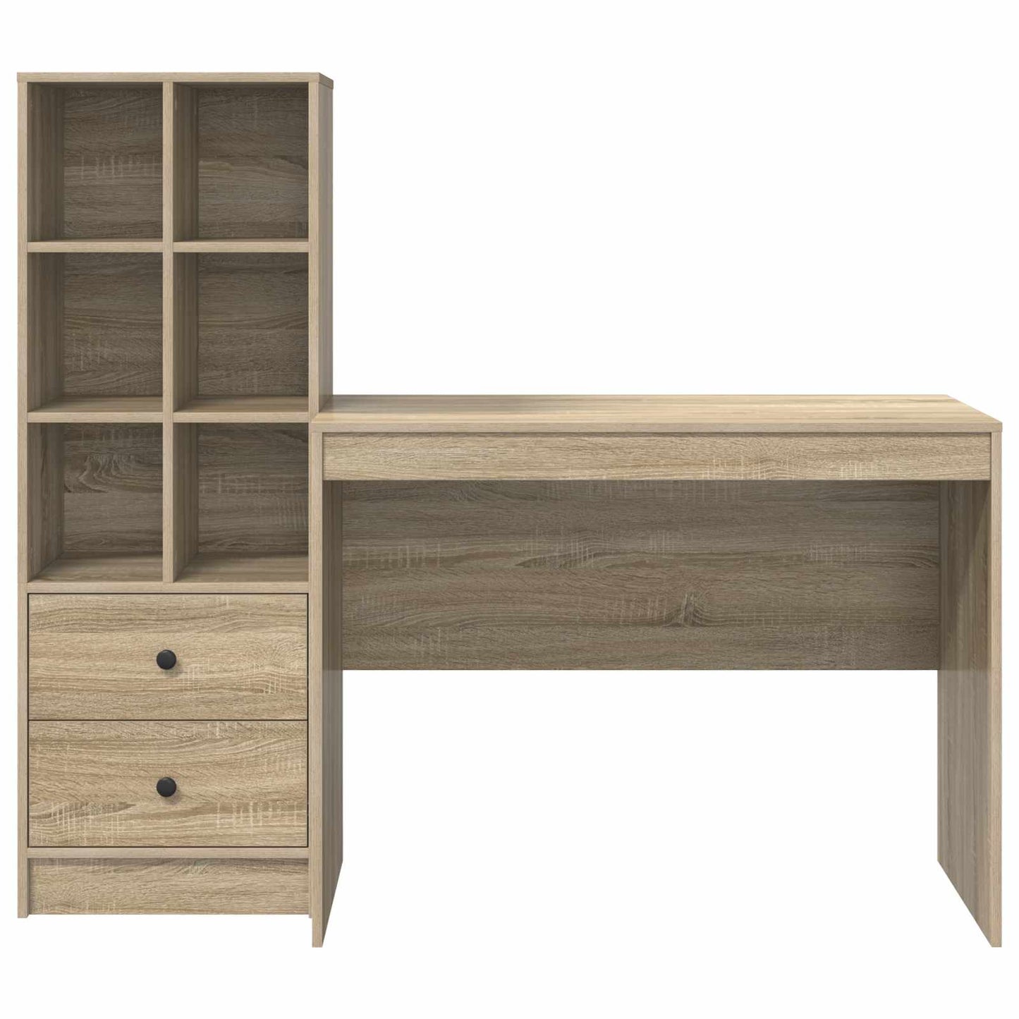 Desk Sonoma Oak 145.5 x 50 x 127 cm 2 pcs