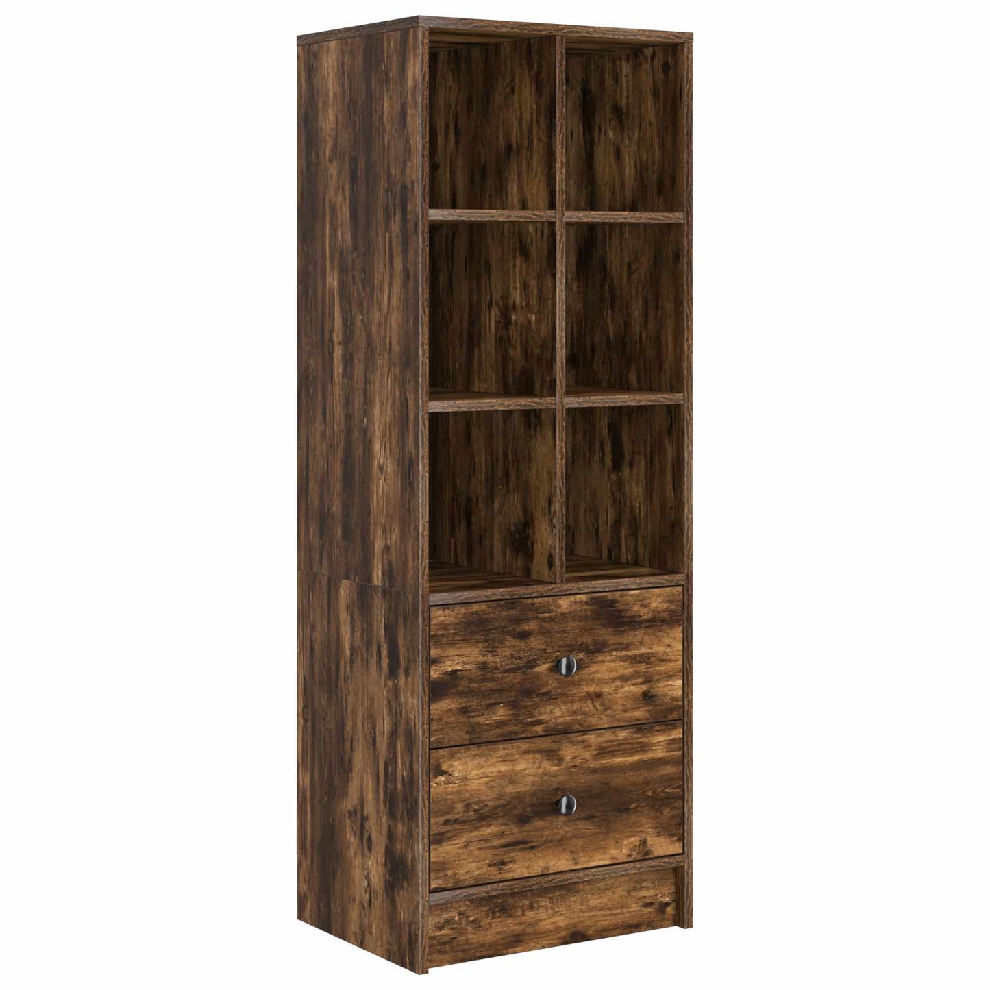 Desk Smoked Oak 145.5 x 50 x 127 cm 2 pcs