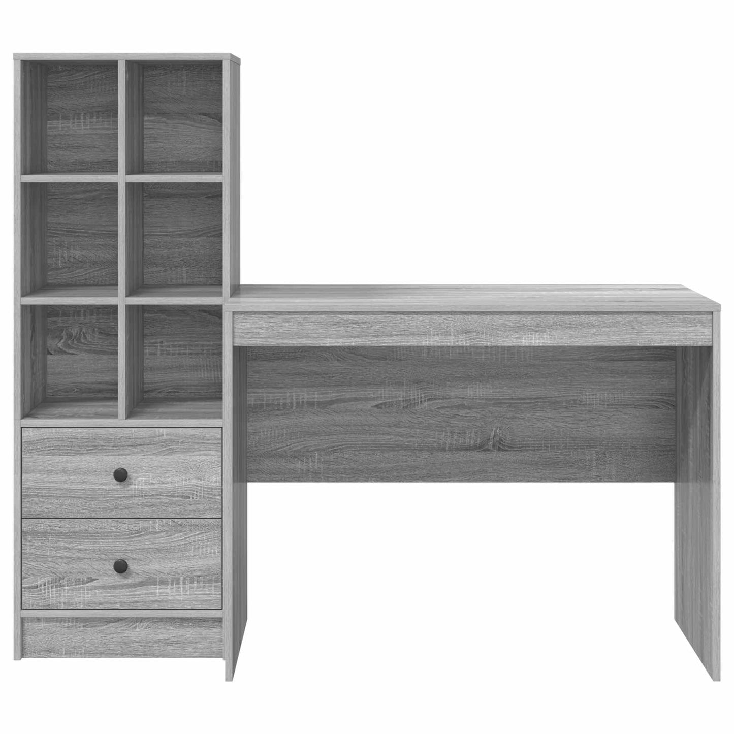 Desk Grey Sonoma 145.5 x 50 x 127 cm 2 pcs