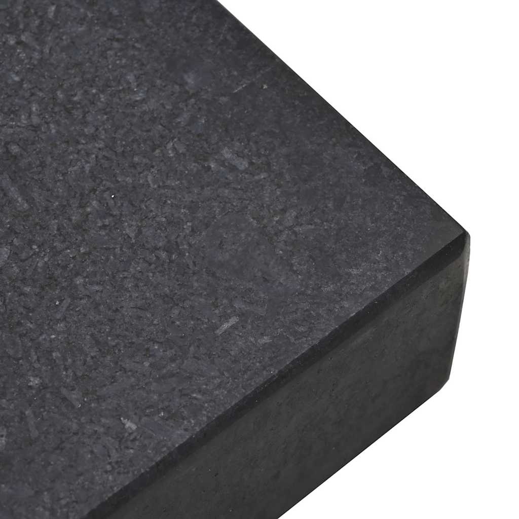 Parasol Base 25 kg Black Granite Rectangular