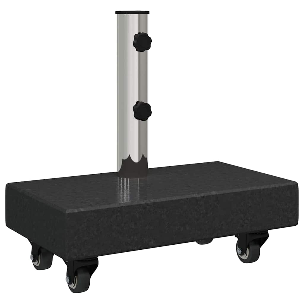 Parasol Base 25 kg Black Granite Rectangular