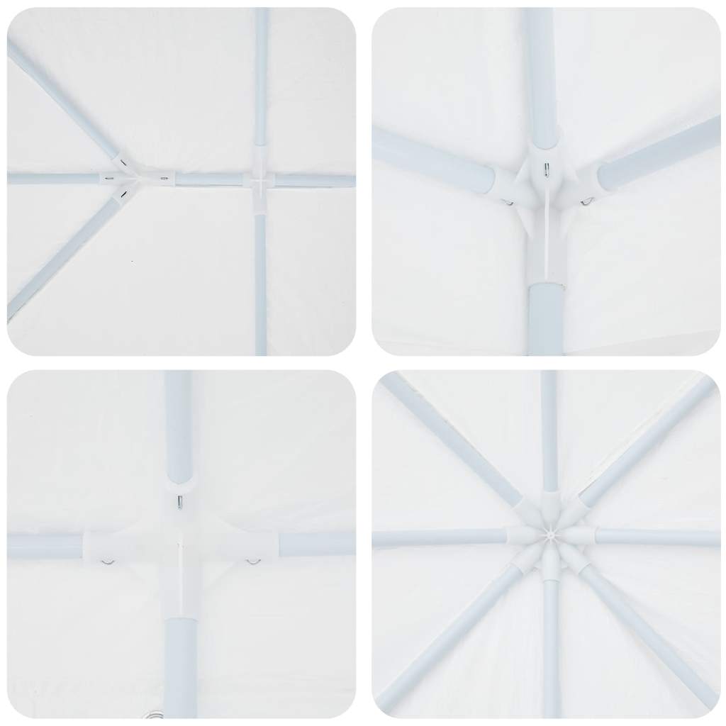 Party Tent White 400 x 400 x 266 cm Polyethylene