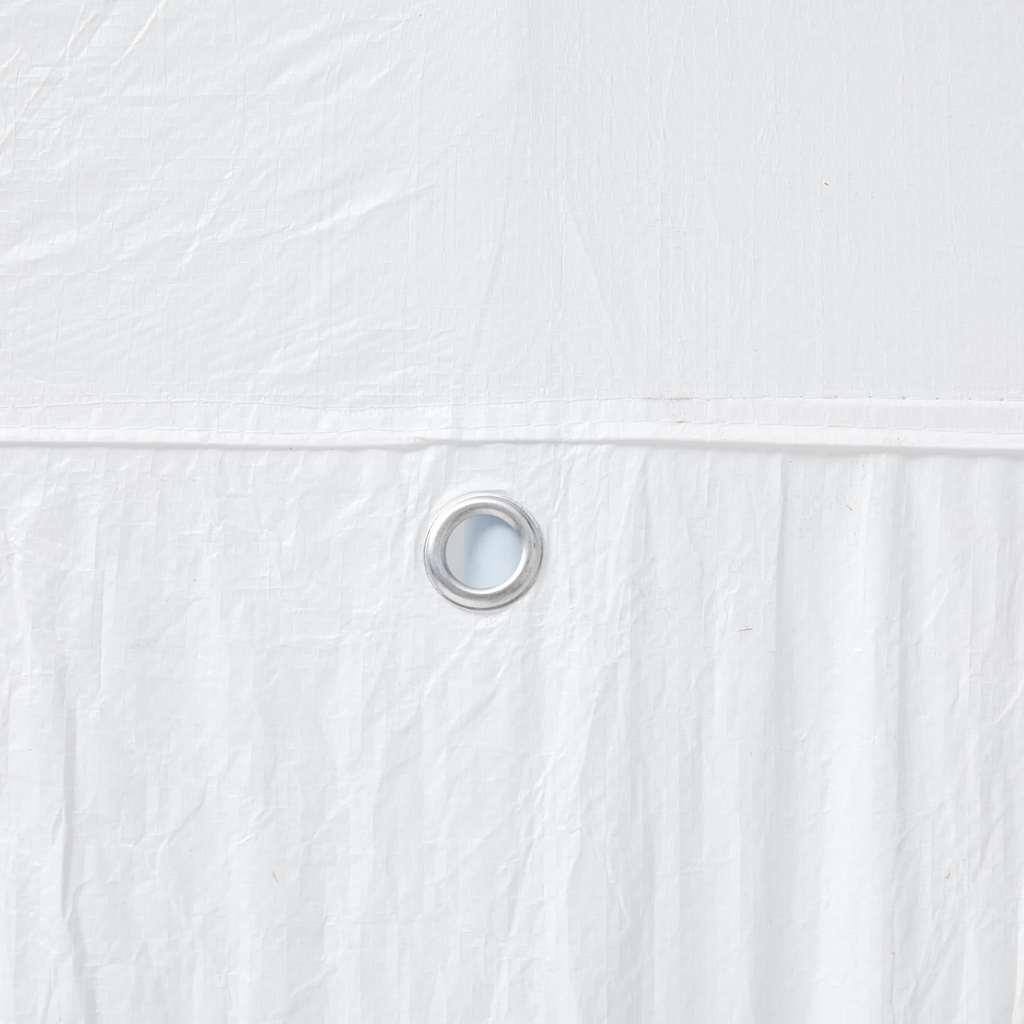 Party Tent White 600 x 400 x 266 cm Polyethylene and Steel