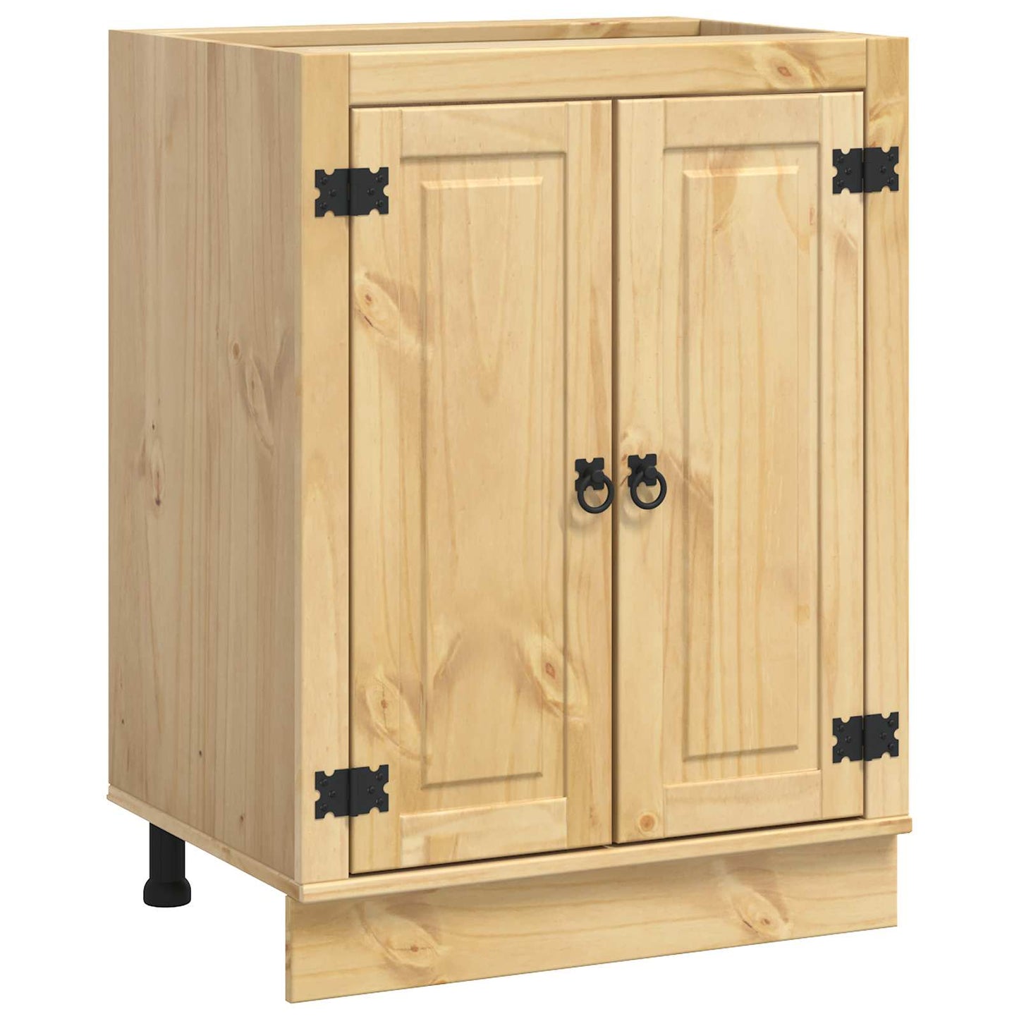 Cabinet SKI Honey Brown 60 x 46 x 81.5 cm Solid Pine Wood