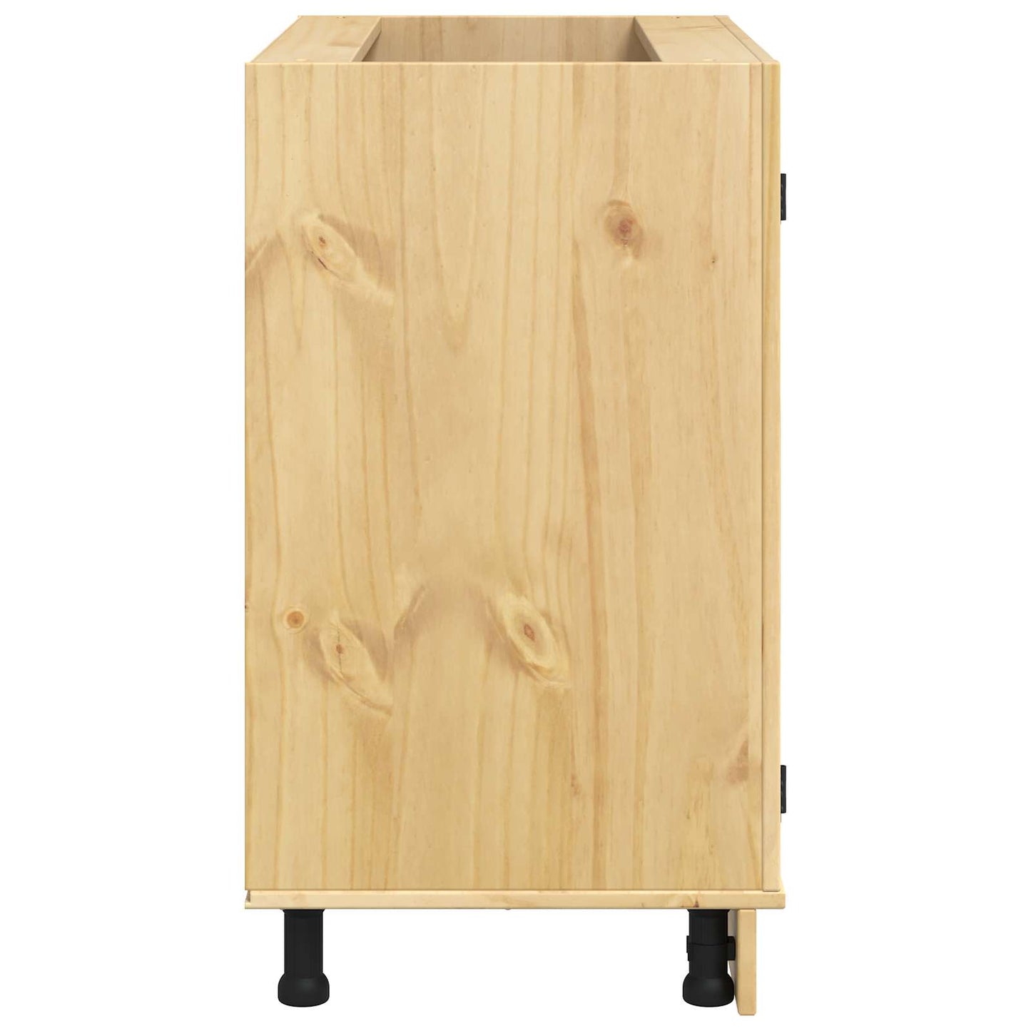 Cabinet SKI Honey Brown 80 x 46 x 81.5 cm Solid Pine Wood