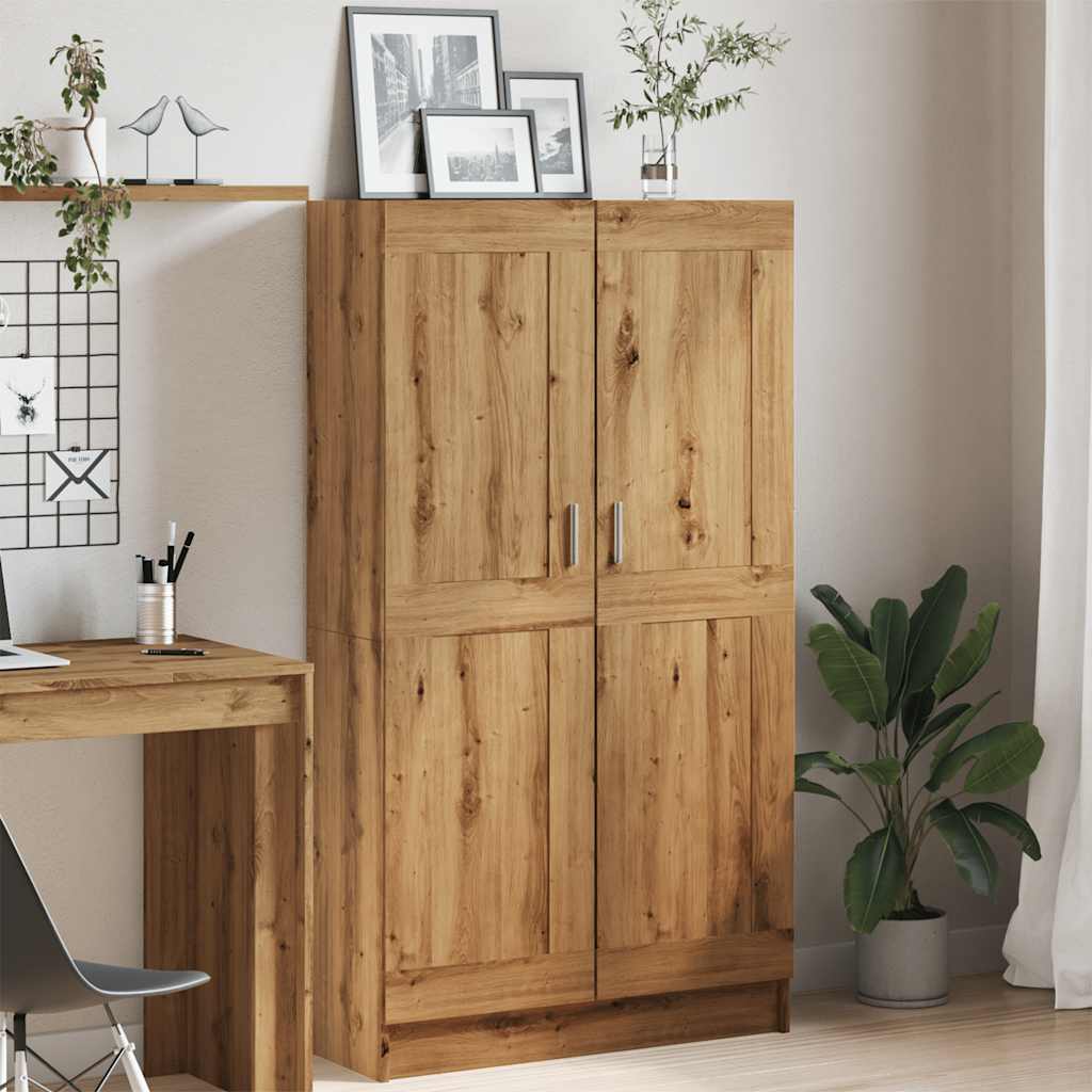 Book Cabinet Artisan Oak 82,5x30,5x150 cm Engineered Wood