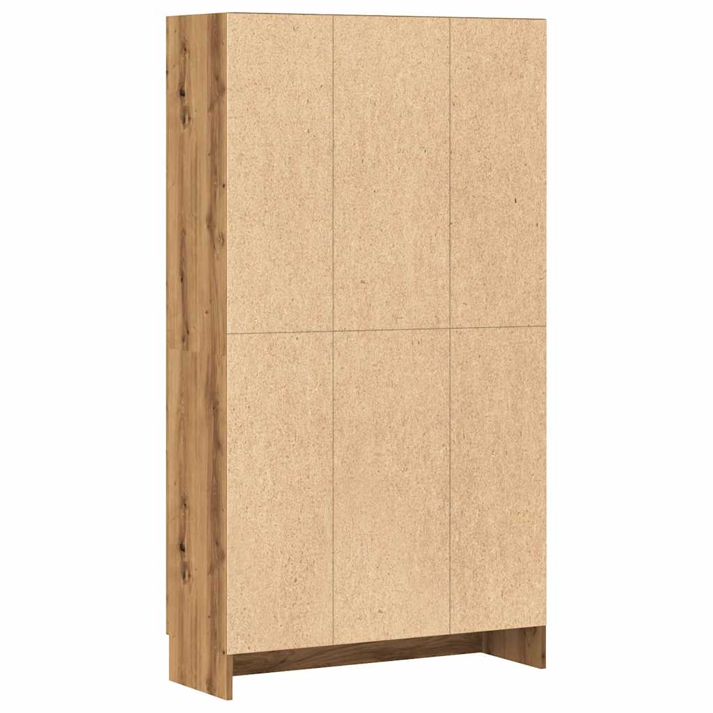 Book Cabinet Artisan Oak 82,5x30,5x150 cm Engineered Wood