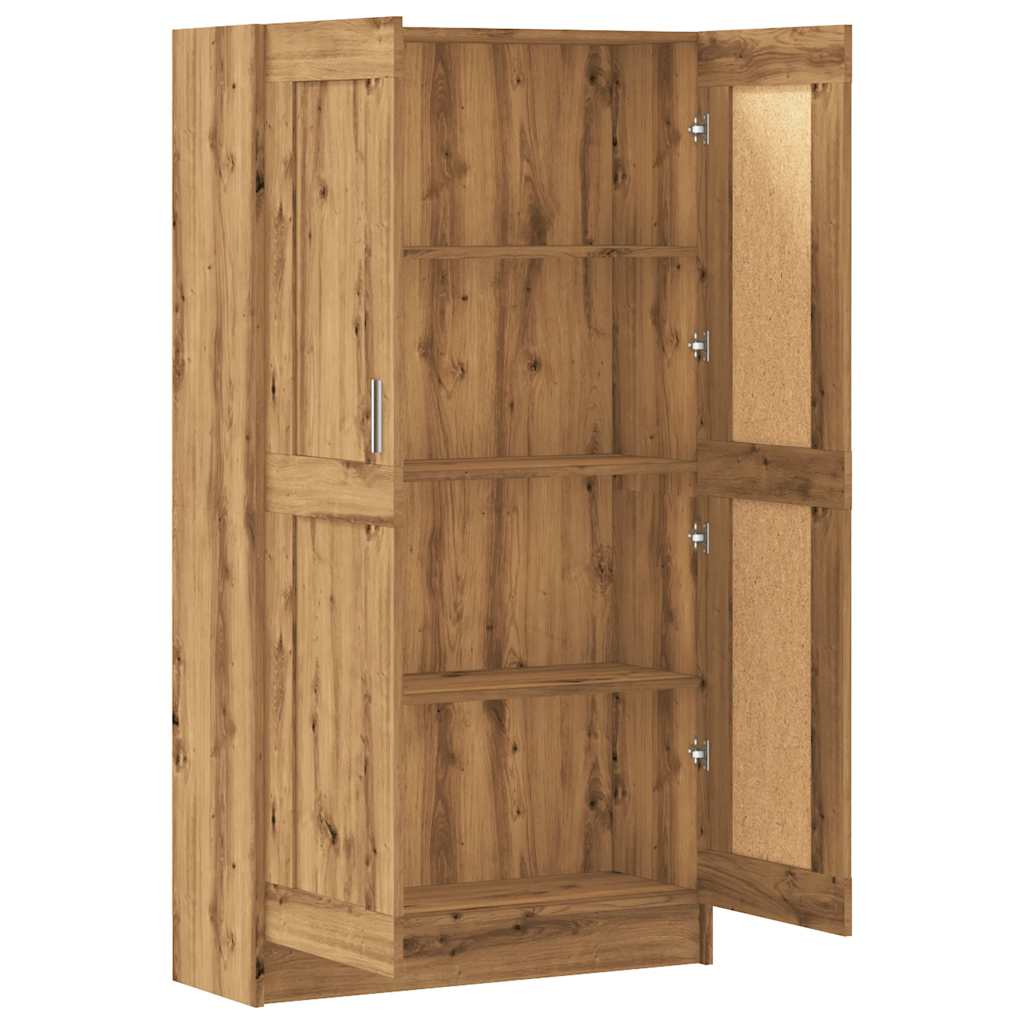 Book Cabinet Artisan Oak 82,5x30,5x150 cm Engineered Wood
