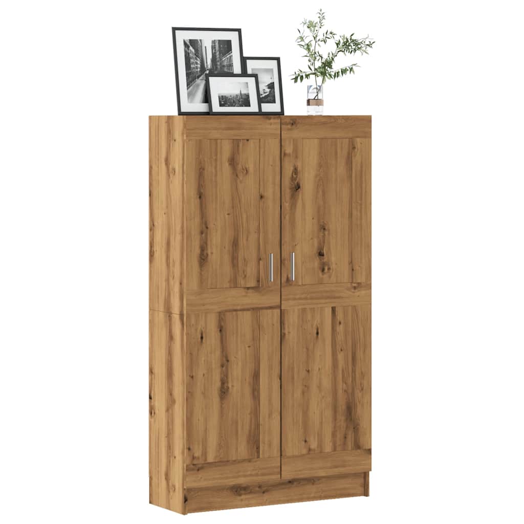Book Cabinet Artisan Oak 82,5x30,5x150 cm Engineered Wood