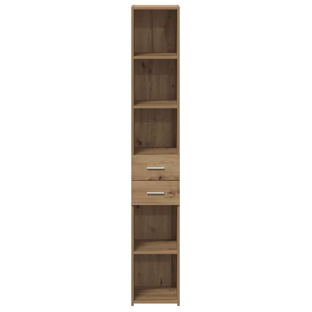 Bookcase Artisan Oak 30 x 42.4 x 185.2 cm