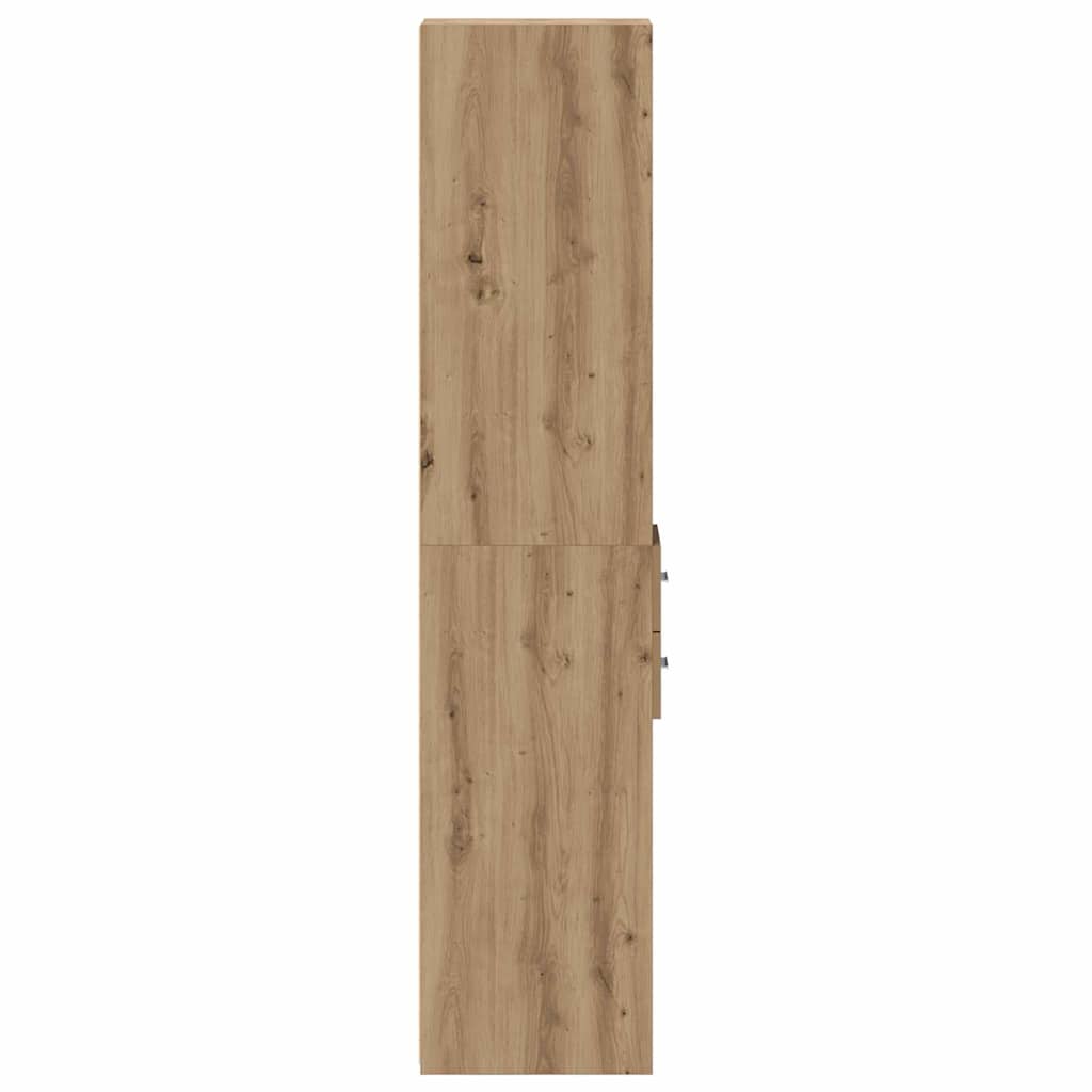 Bookcase Artisan Oak 30 x 42.4 x 185.2 cm