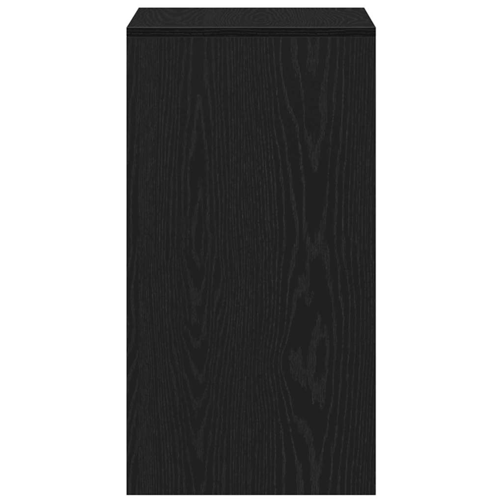 Dressing Table 2 pcs Black oak 60 x 40 x 75 cm Engineered Wood