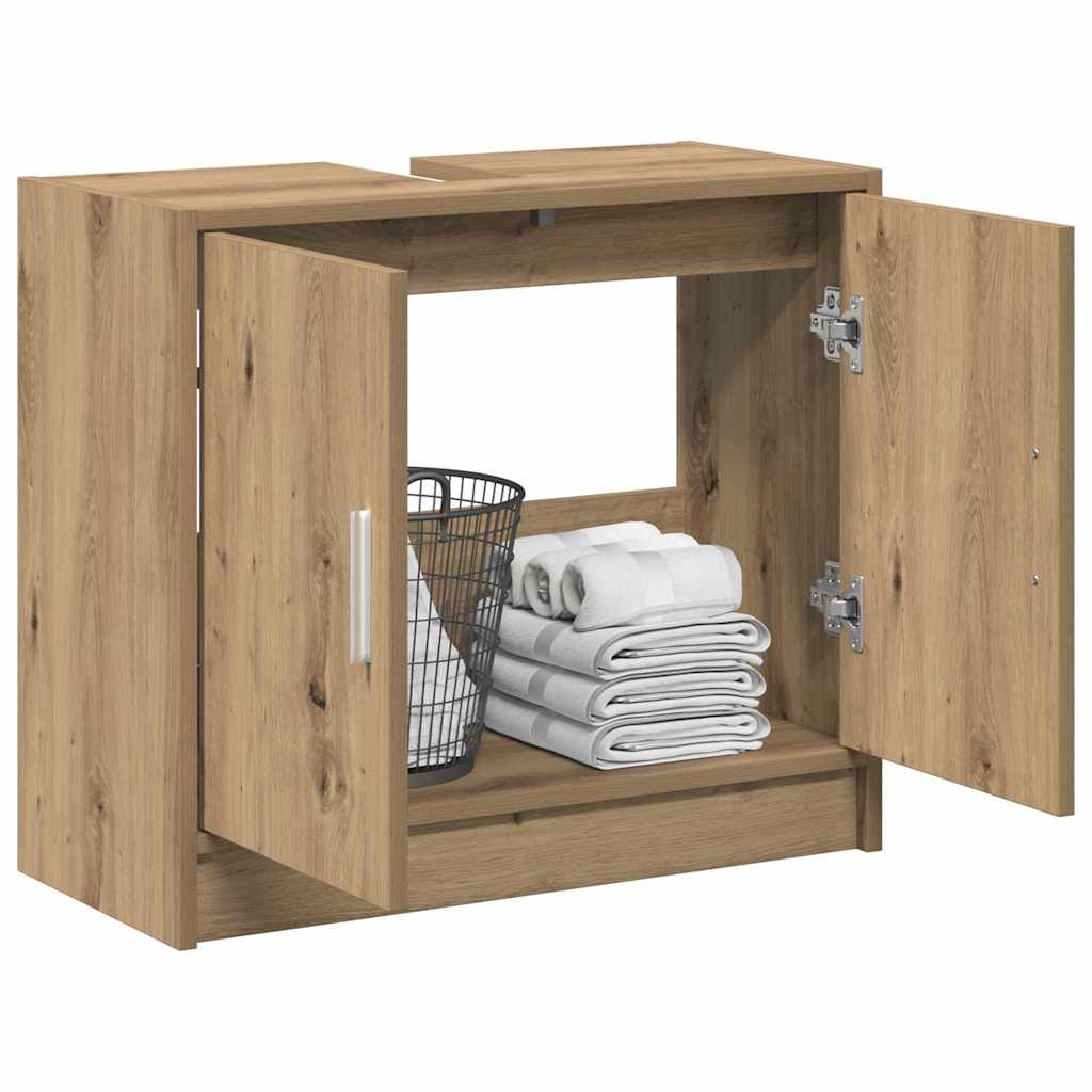 Bathroom Cabinet Artisan Oak 63 x 29 x 55 cm Engineered wood