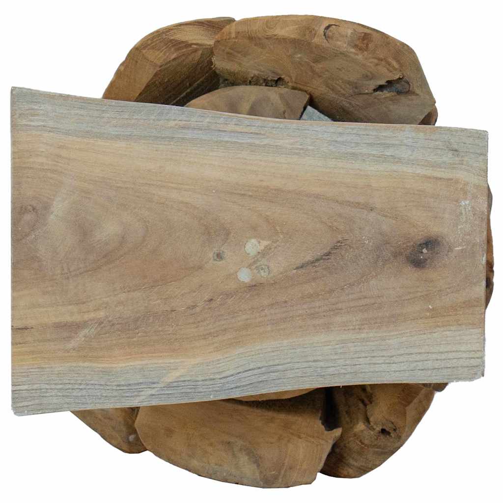 Christmas Tree Brown 61 cm Solid teak wood