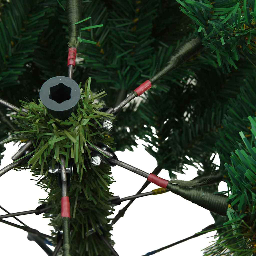 Artificial Hinged Christmas Tree Green 150 cm PVC
