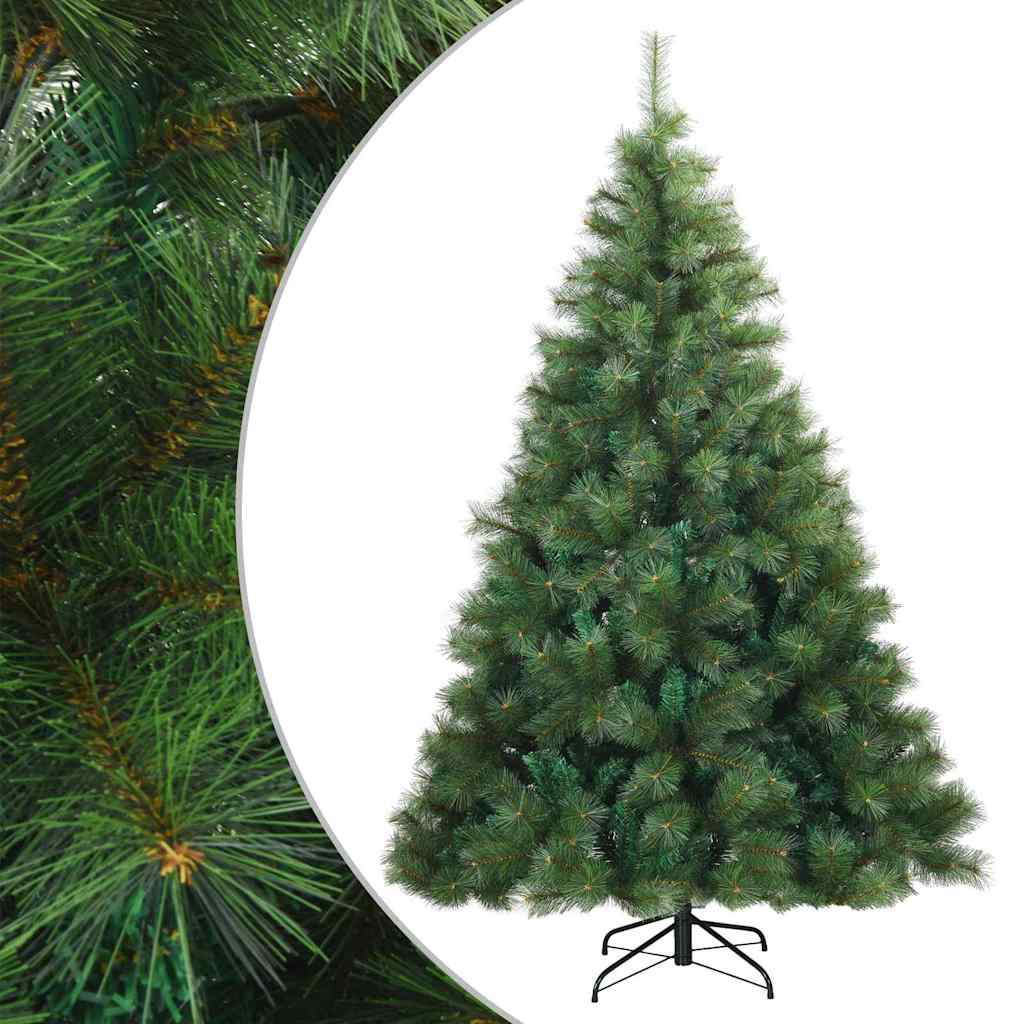 Artificial Hinged Christmas Tree Green 180 cm PVC