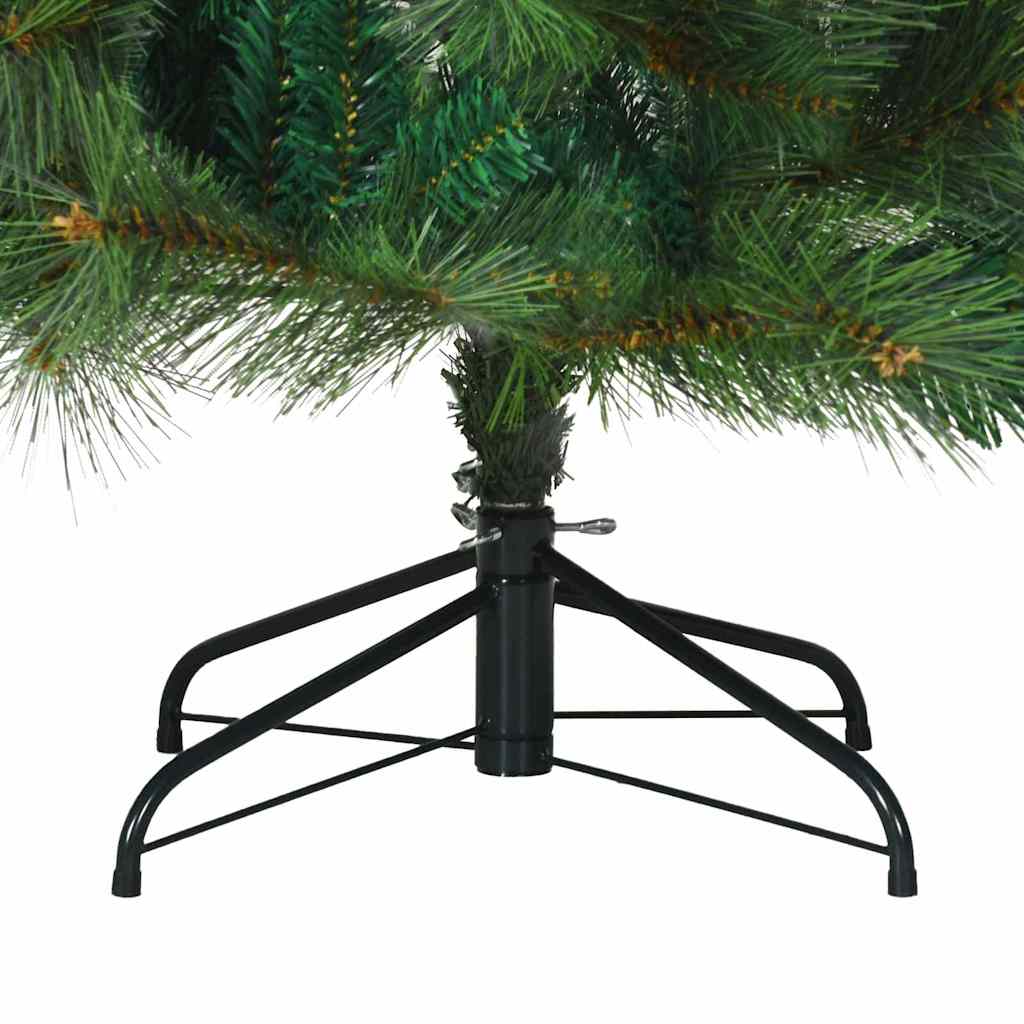 Artificial Hinged Christmas Tree Green 240 cm PVC