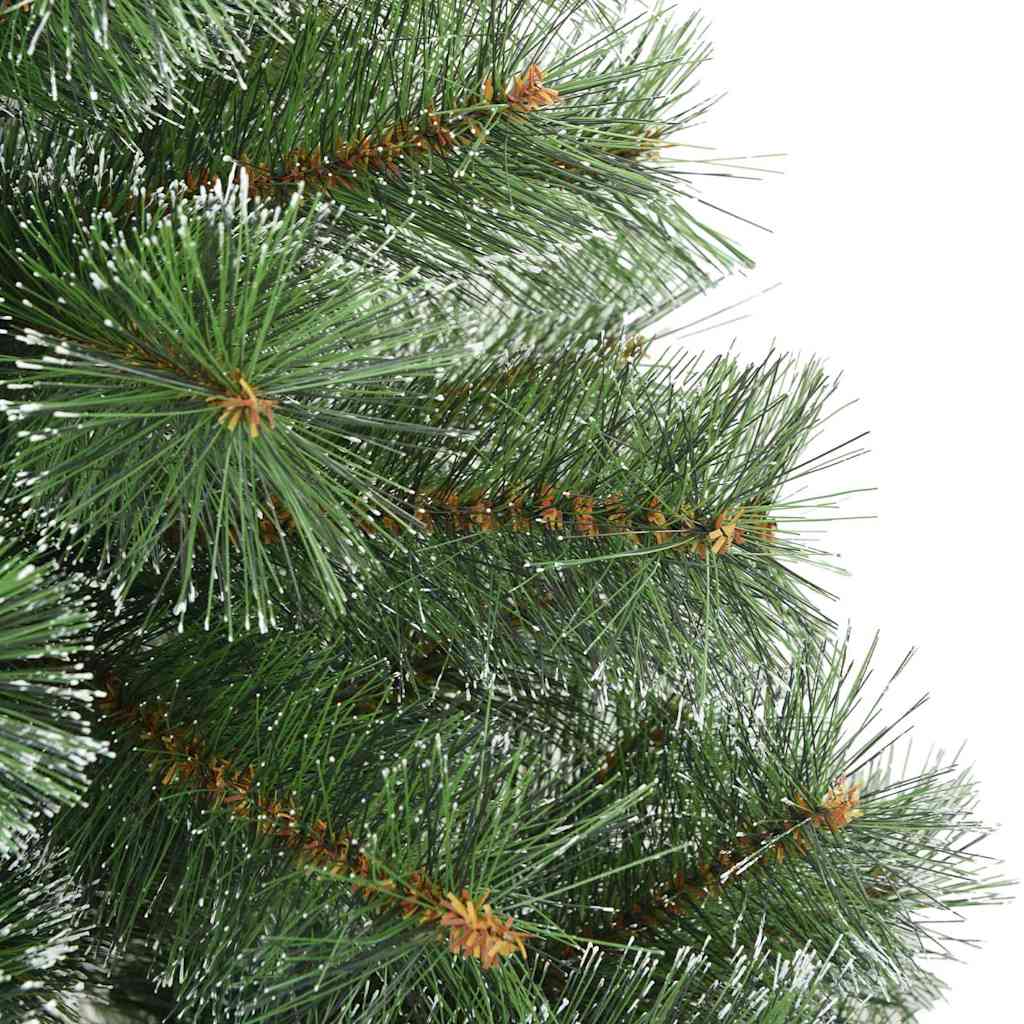 Artificial Hinged Christmas Tree Green and white 150 cm