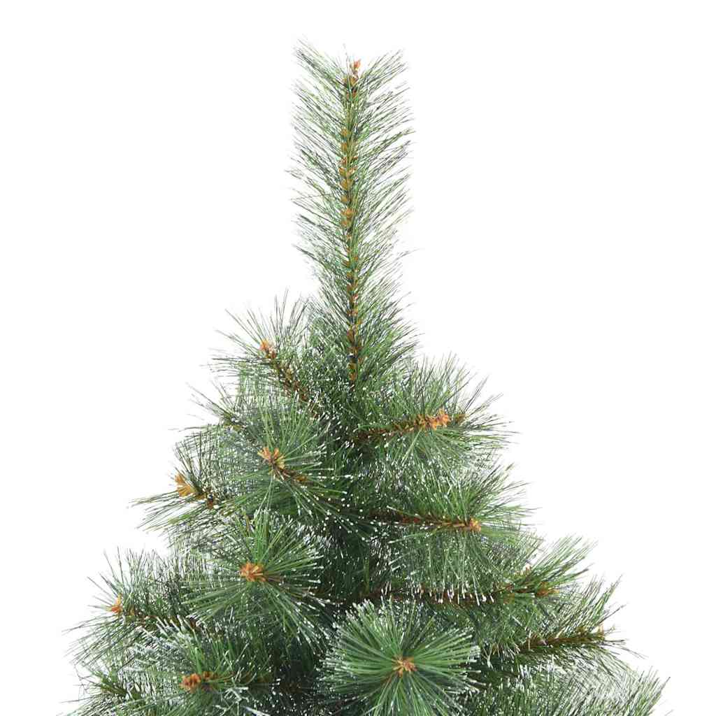 Artificial Hinged Christmas Tree Green and white 180 cm