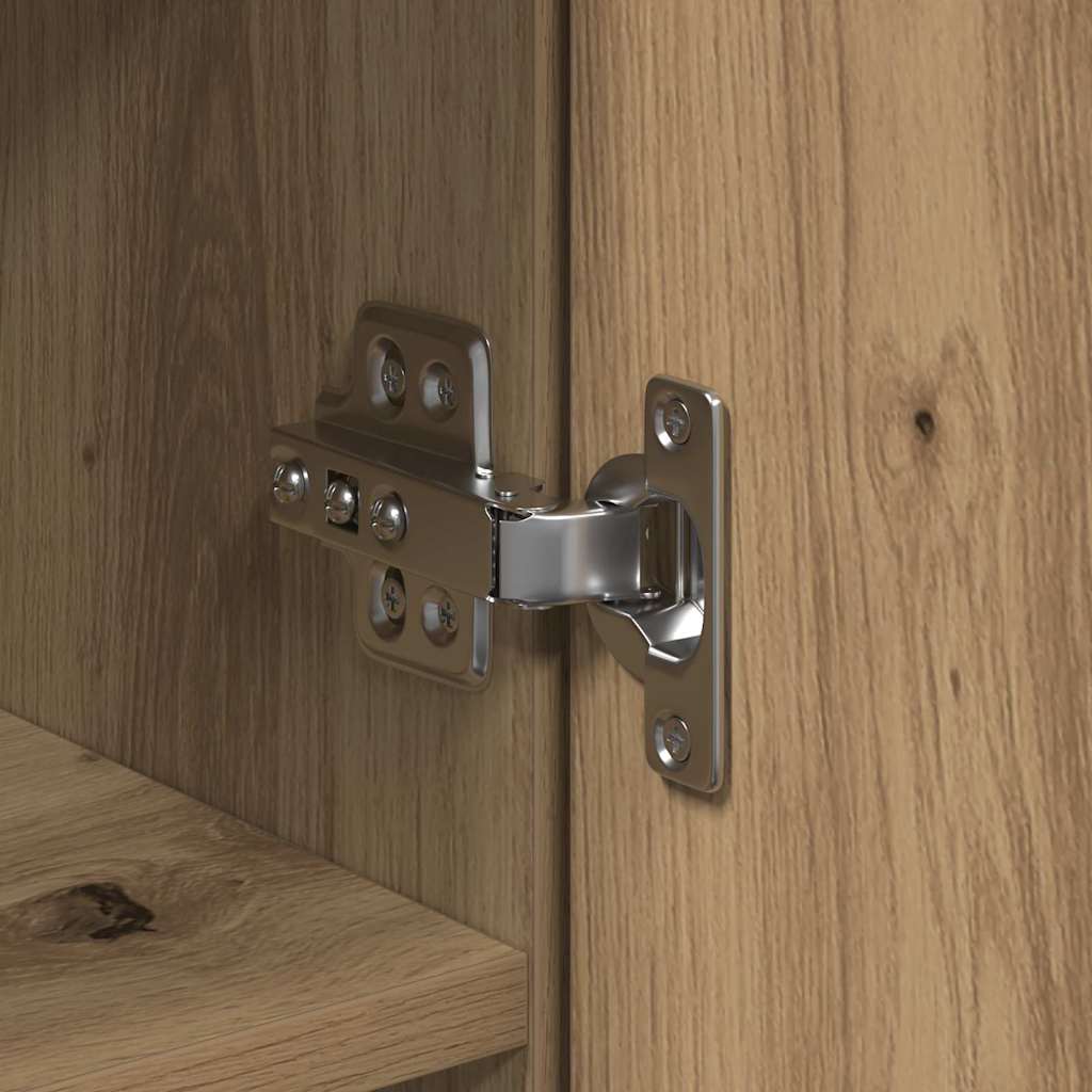 Highboard 80 x 35 x 180 cm Engineered Wood Artisan oak