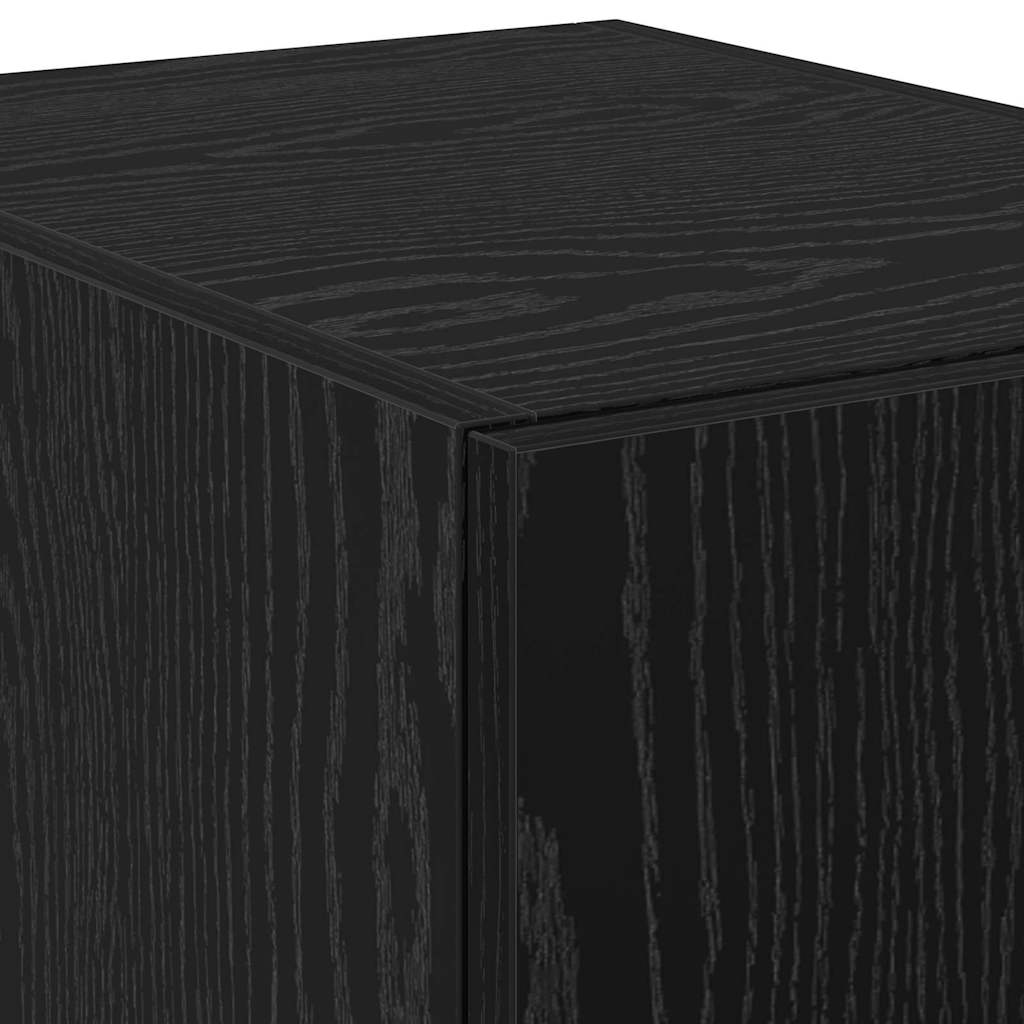Highboard Black Oak 30 x 42.5 x 185 cm