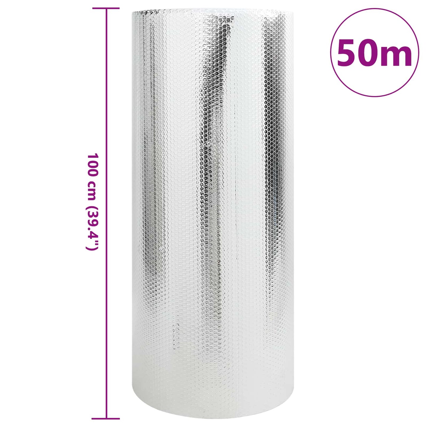 Radiator Heat Reflector Silver 50 x 1 m Polyethylene