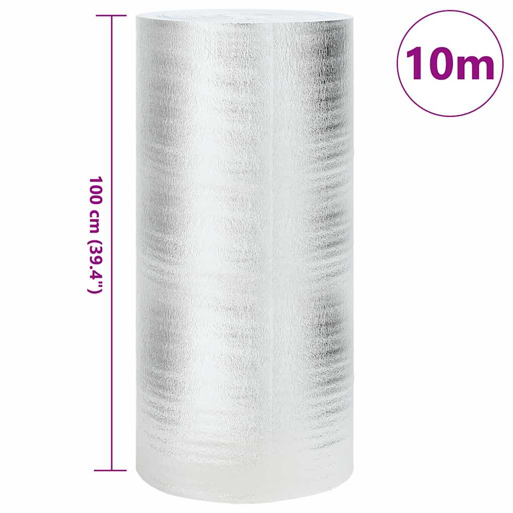 Radiator Heat Reflector Silver 10 x 1 m Polyethylene