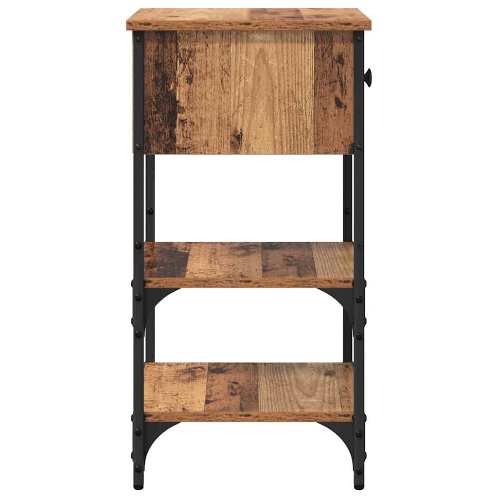 Bedside Cabinet Brown 33.5 x 36 x 70 cm Engineered Wood
