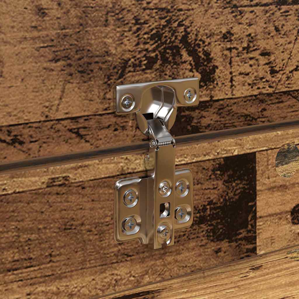 Shoe Cabinet 100.5 x 28 x 100 cm Engineered Wood Old Wood