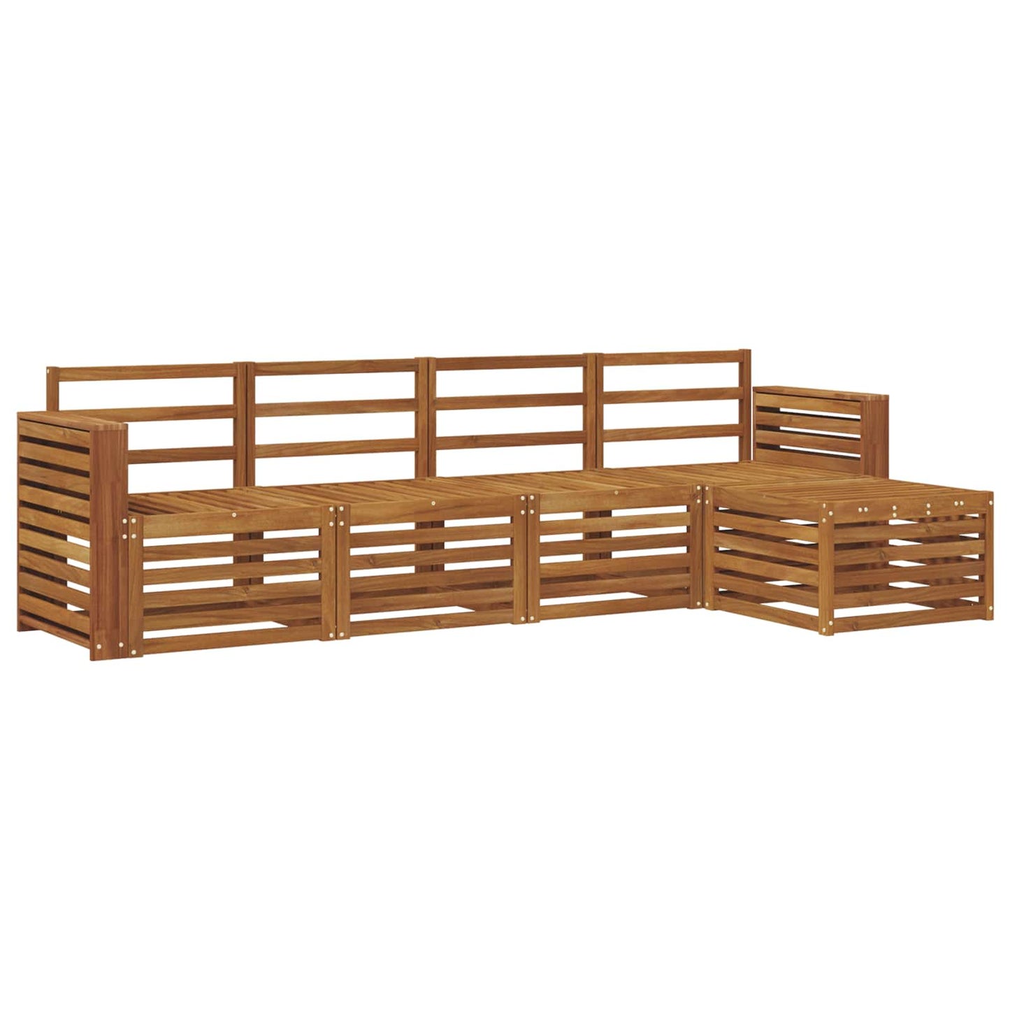 Outdoor Sofa Set 5 pcs Natural