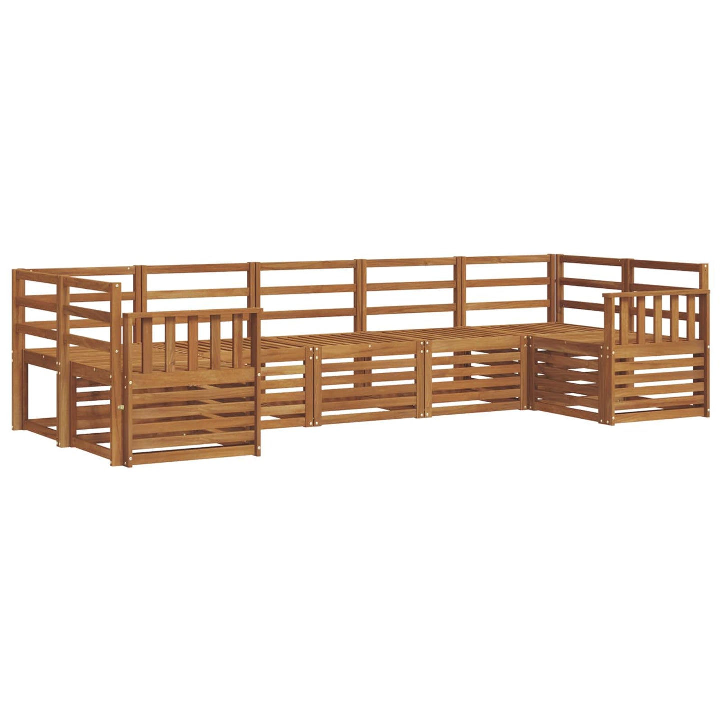 Outdoor Sofa Set 7 pcs Natural