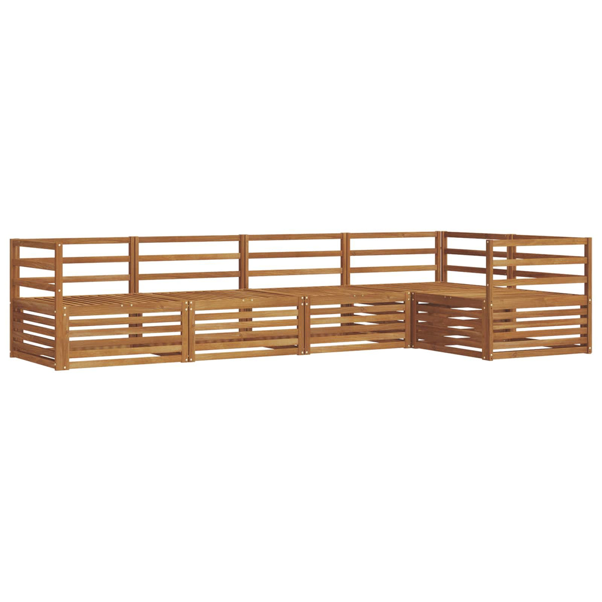 Outdoor Sofa Set 5 pcs Natural