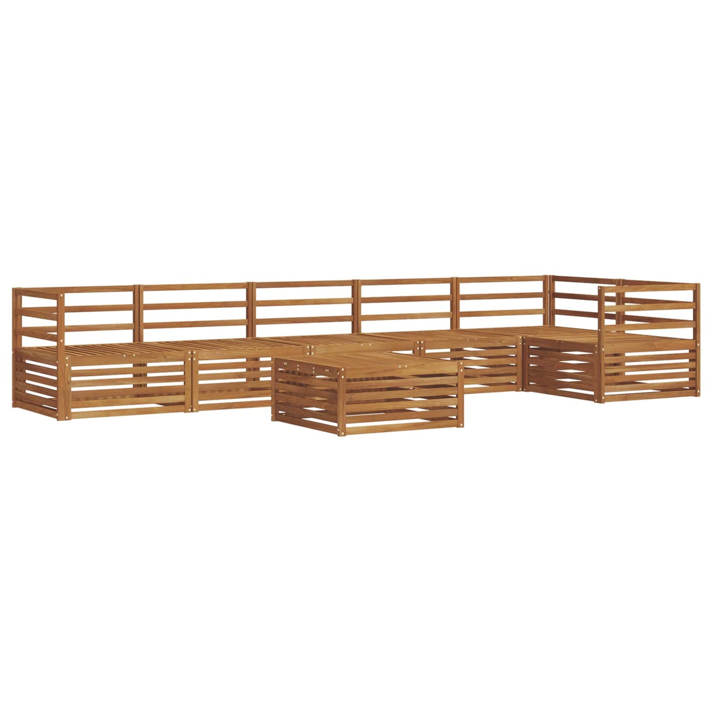 Outdoor Sofa Set 7 pcs Natural