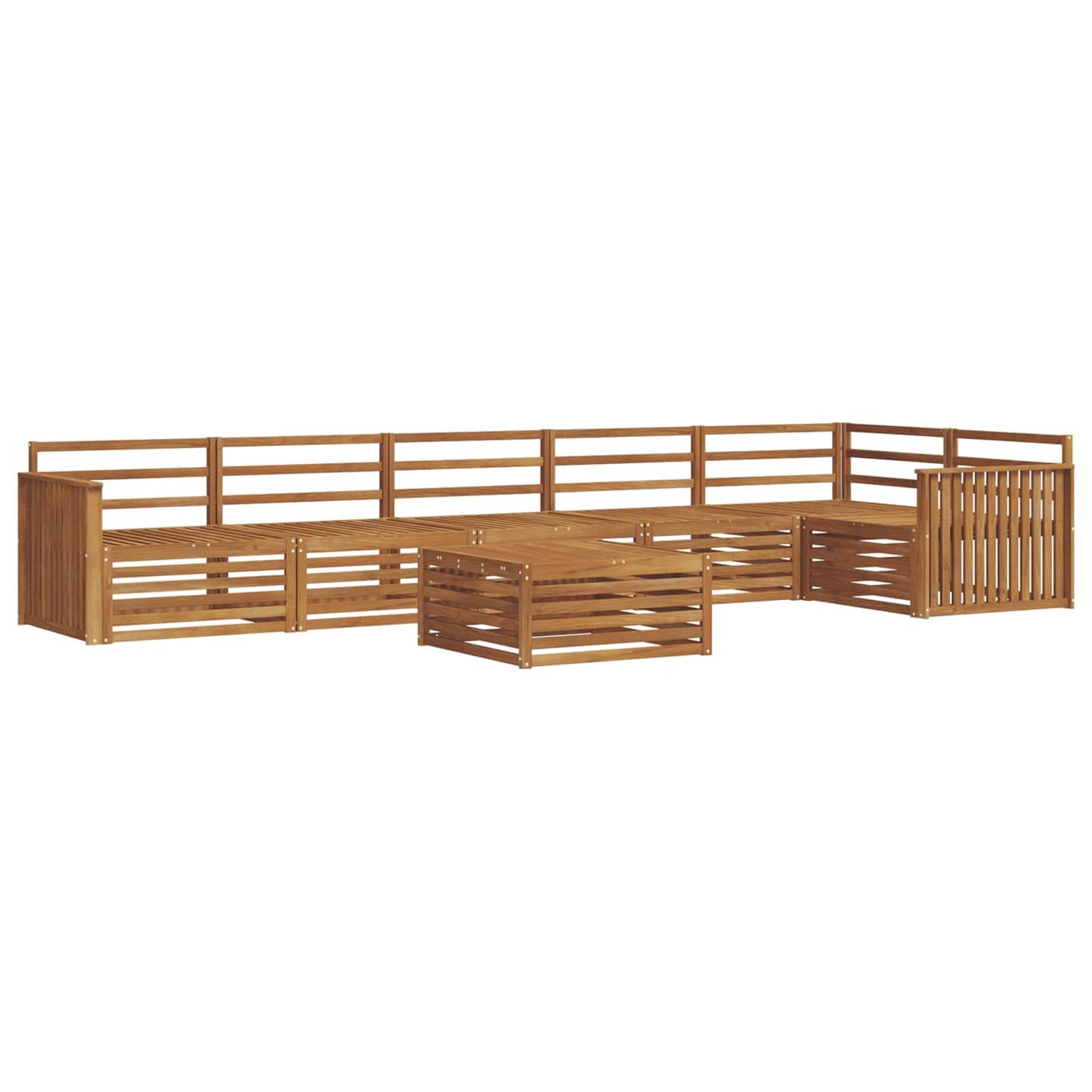 Outdoor Sofa Set 7 pcs Natural