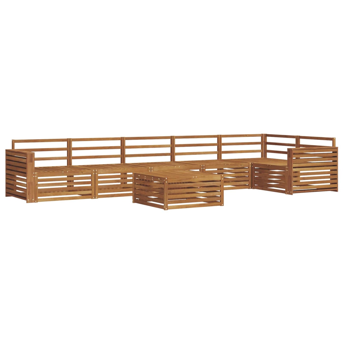 Outdoor Sofa Set 7 pcs Natural