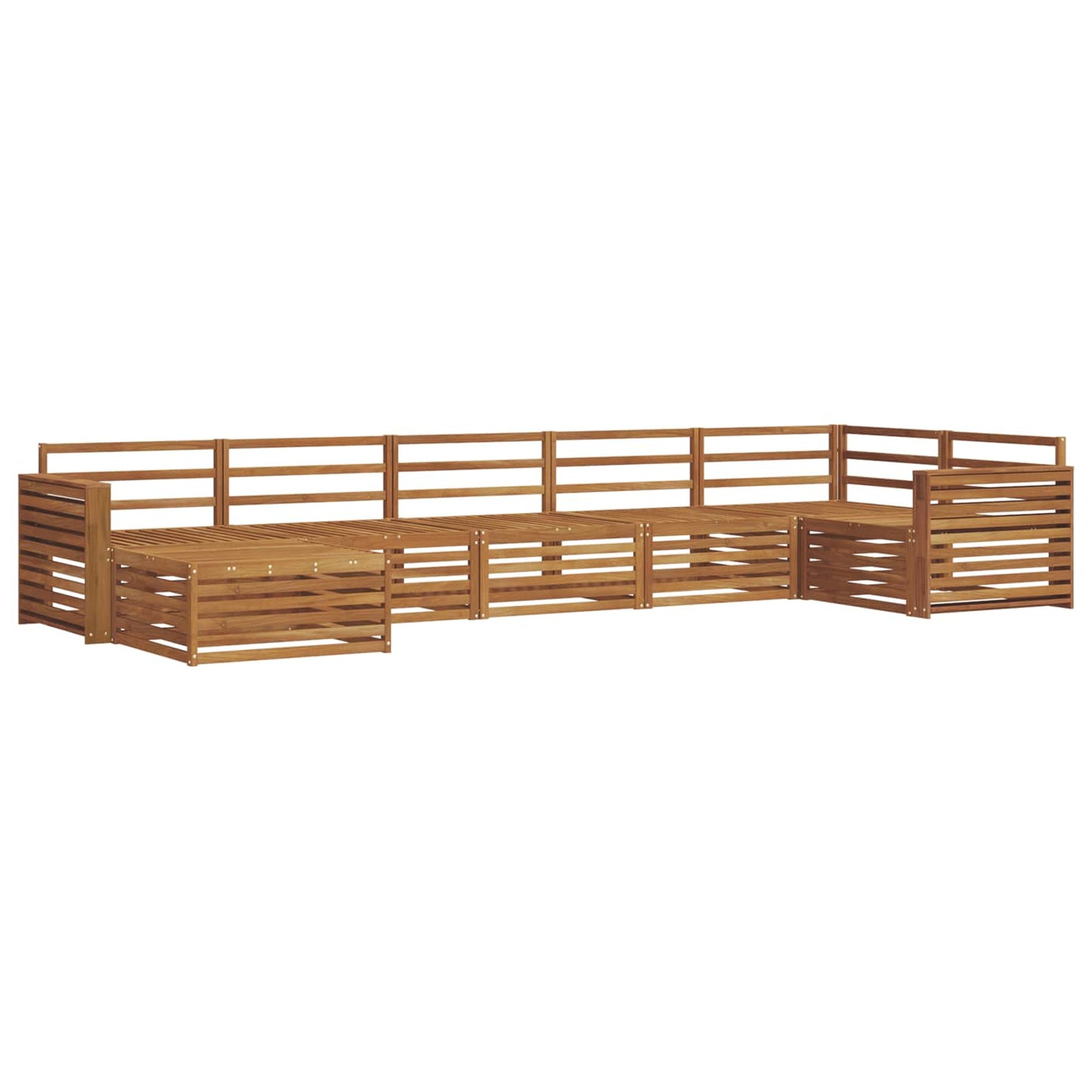 Outdoor Sofa Set 7 pcs Natural