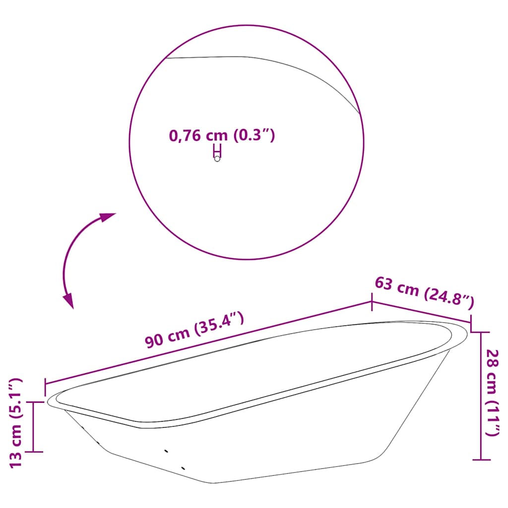 Wheelbarrow Tray Replacement Silver 90 x 63 x 28 cm