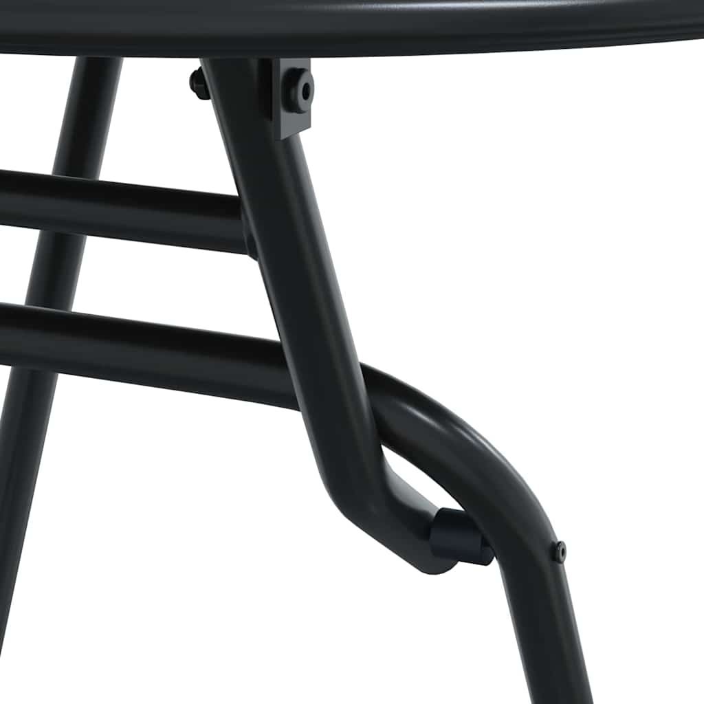 Garden Bistro Set 3 pcs Anthracite Steel