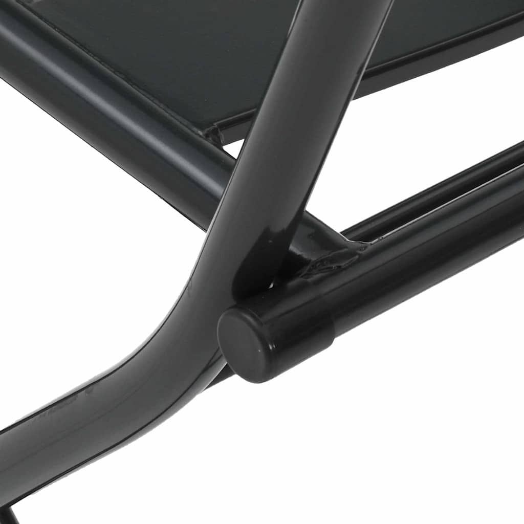 Garden Bistro Set 3 pcs Anthracite Steel