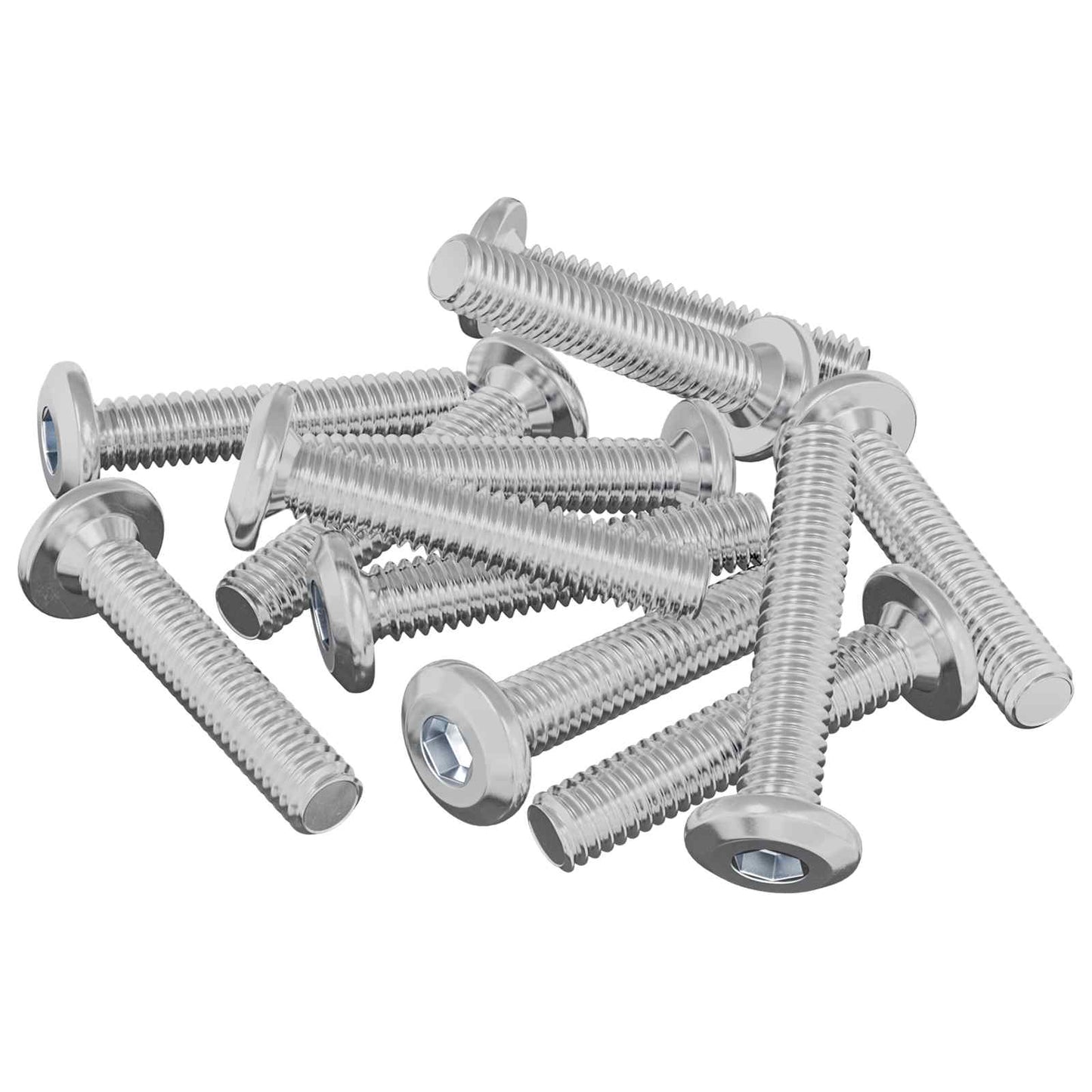Head Lock Screw 2647 pcs Silver Steel