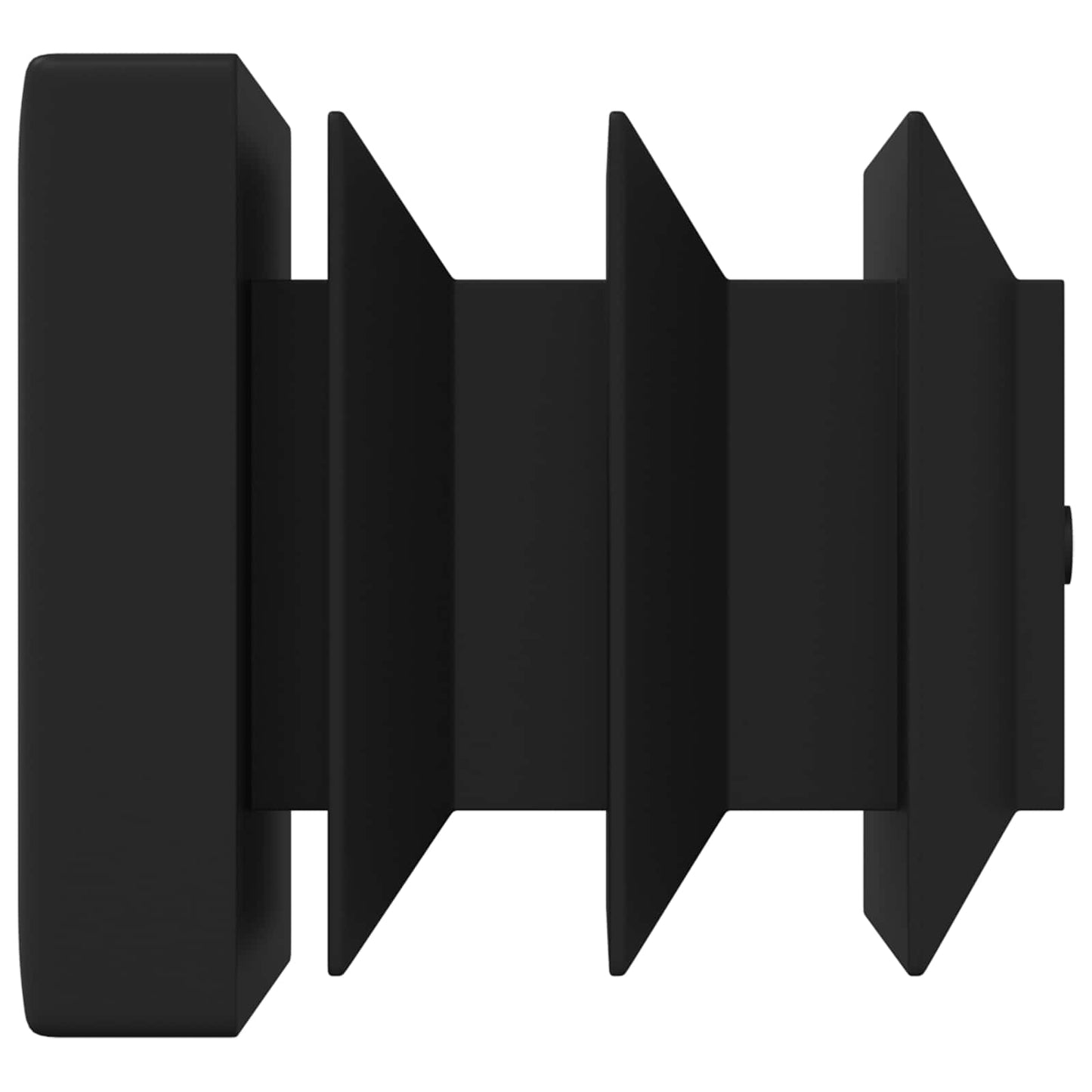 End Caps 10909 pcs Black 15 x 15 x 15 mm PP
